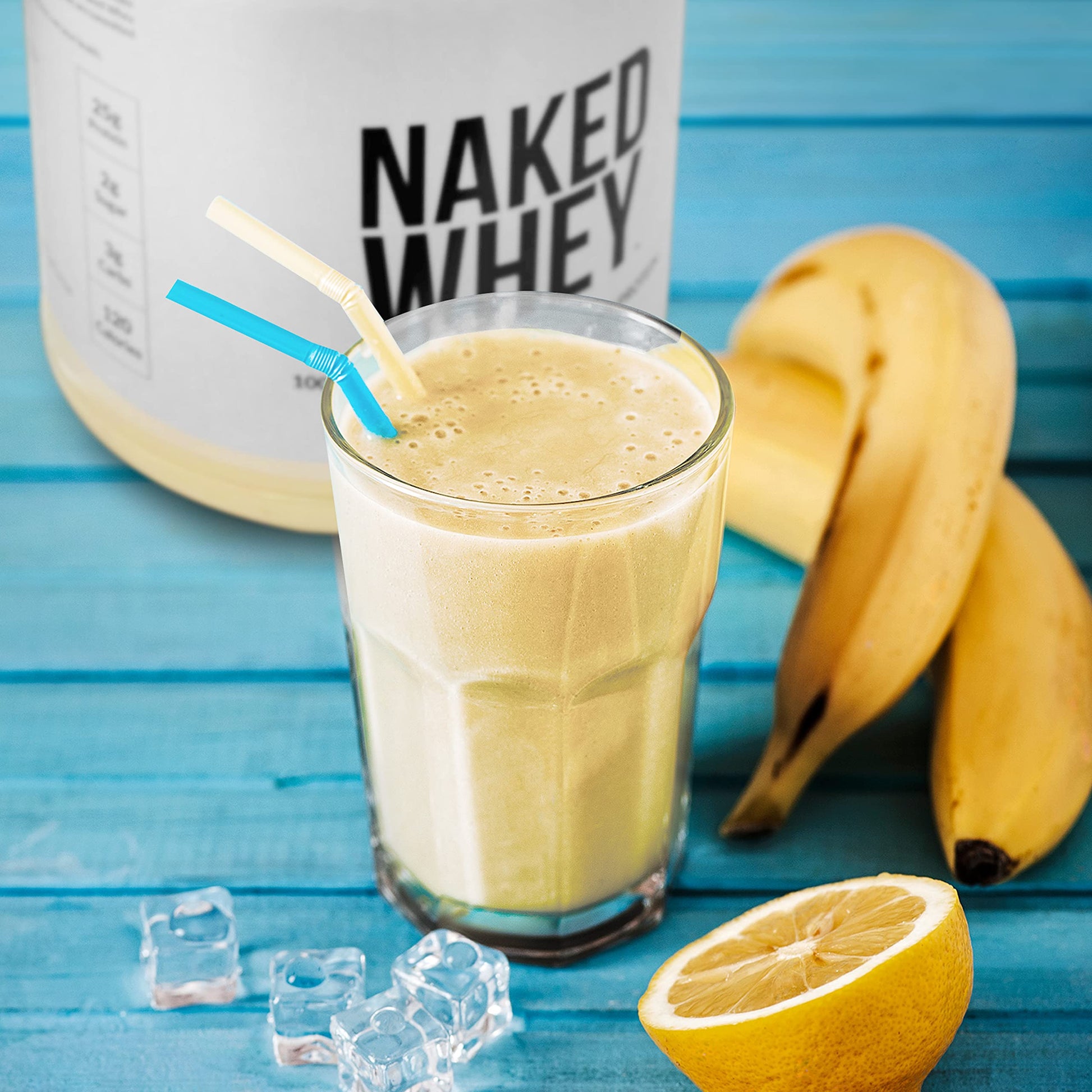 NAKED Nutrition Whey Vanilla Protein - All Natural Grass Fed Whey Protein Powder NAKEDUS supplements