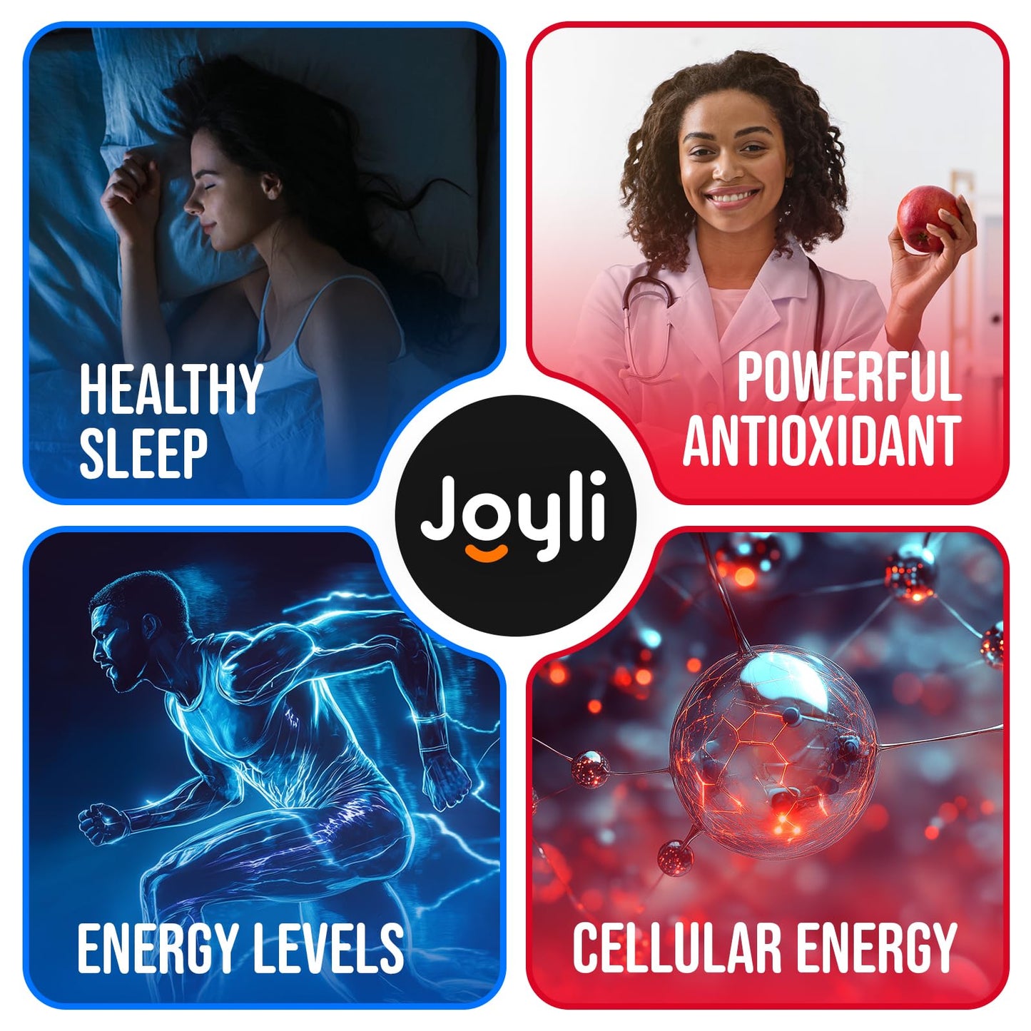 CoQ10 500mg + Magnesium Glycinate Gummies Bundle – High Absorption Coenzyme Q10 120 Softgels & 60 Sugar-Free Sleep Gummies – Heart, Energy & Mood Support – Enhanced Formula, USA Made JOYLI NutritionUS supplements