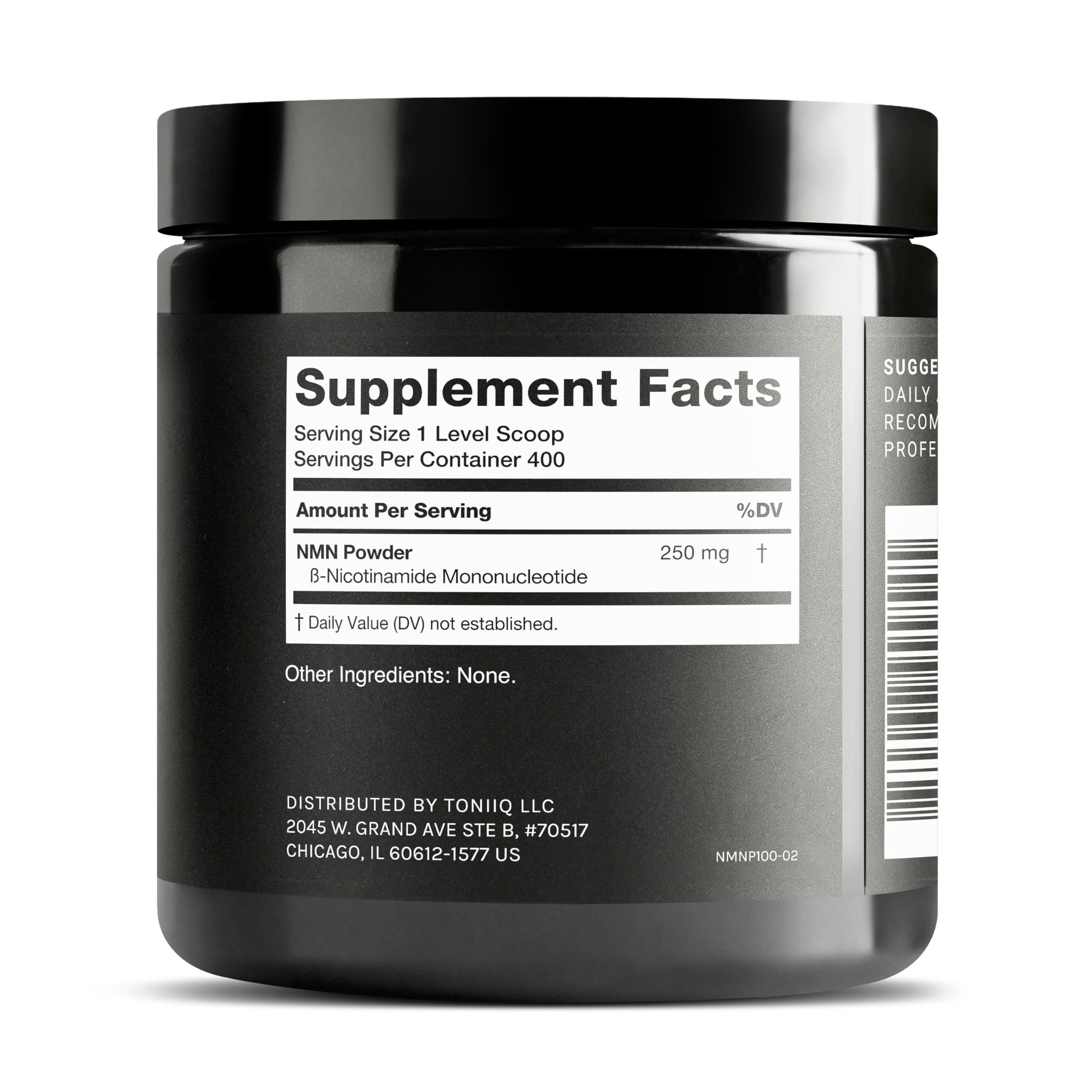 Toniiq Ultra High Purity NMN Powder - 100 Grams - 99.5% Highly Purified and Highly Bioavailable - Fully Stabilized Formula - Supports NAD+ Levels - Nicotinamide Mononucleotide Powder Supplement ToniiqAu supplements