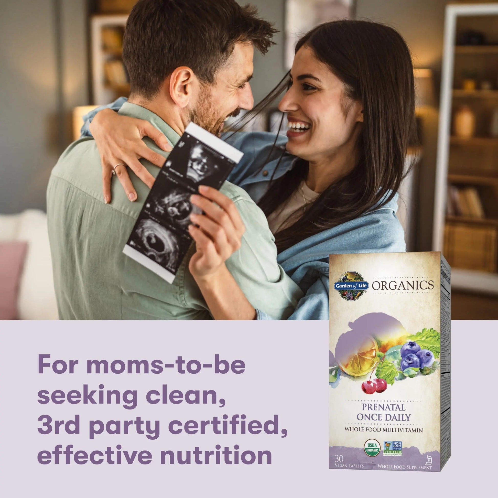 Garden of Life Organics Prenatal Vitamin: Folate for Energy & Healthy Fetal Development, Non-constipating Iron, Vitamin C, B6, B12, D3 – Organic, Non-GMO, Gluten-Free, Vegan, 30 Day Supply Garden of Lifenz supplements