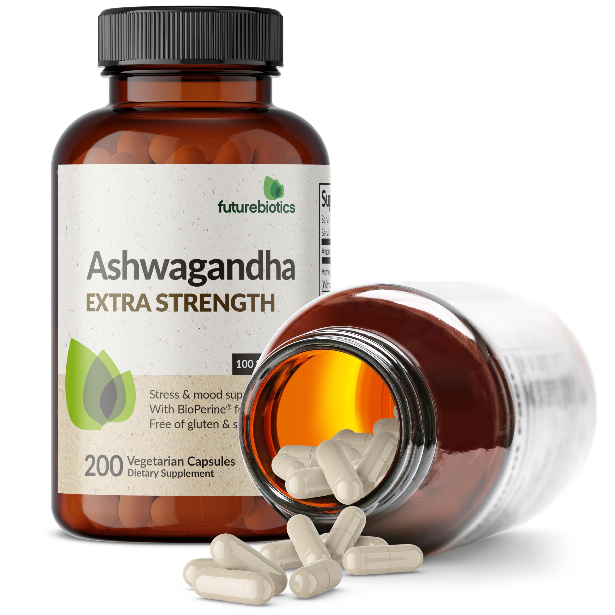 Futurebiotics Ashwagandha Extra Strength Stress & Mood Support with BioPerine FuturebioticsAu supplements