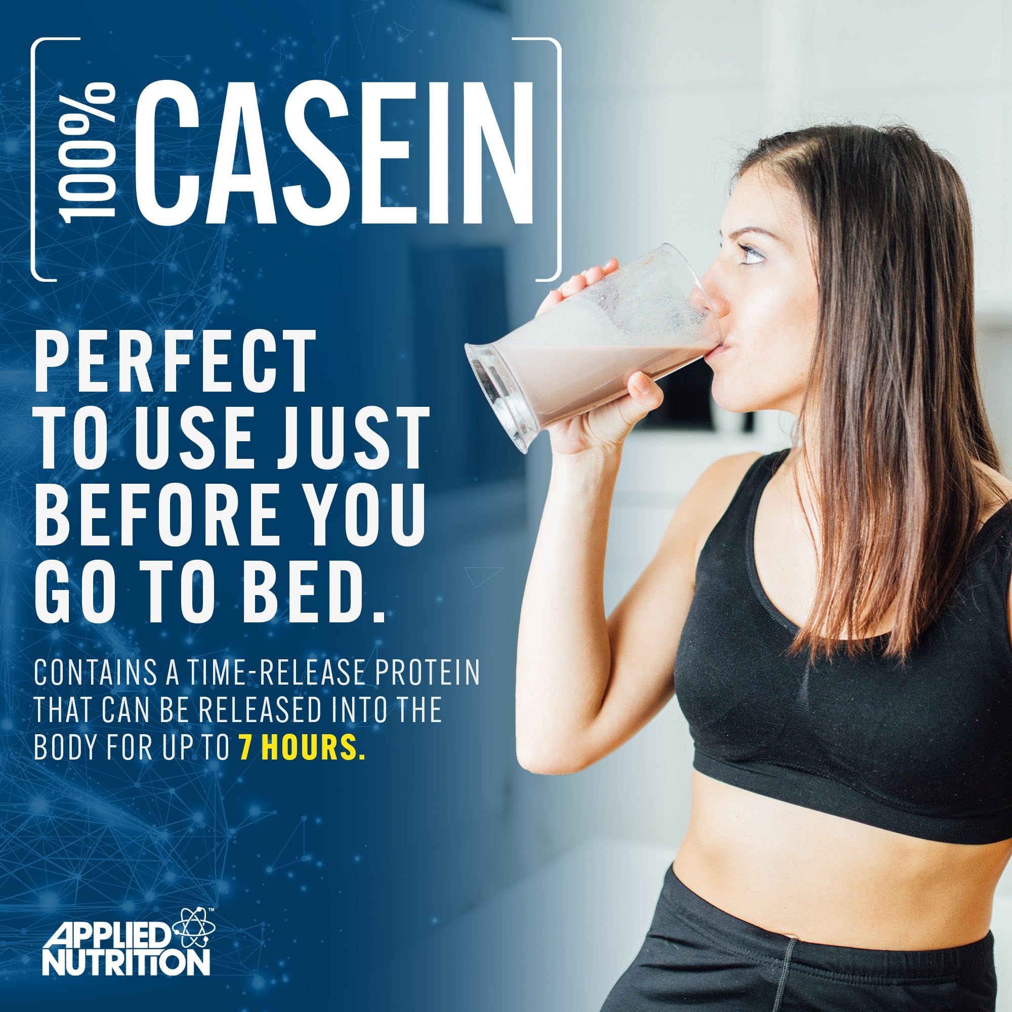 Applied Nutrition Casein Protein Powder - Micellar Casein Supplement, Slow Release Protein Applied NutritionAu supplements