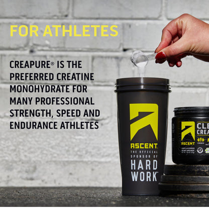 Ascent Clean Creatine Monohydrate Powder - 5G Per Serving, Creapure Creatine Supple AscentUS supplements