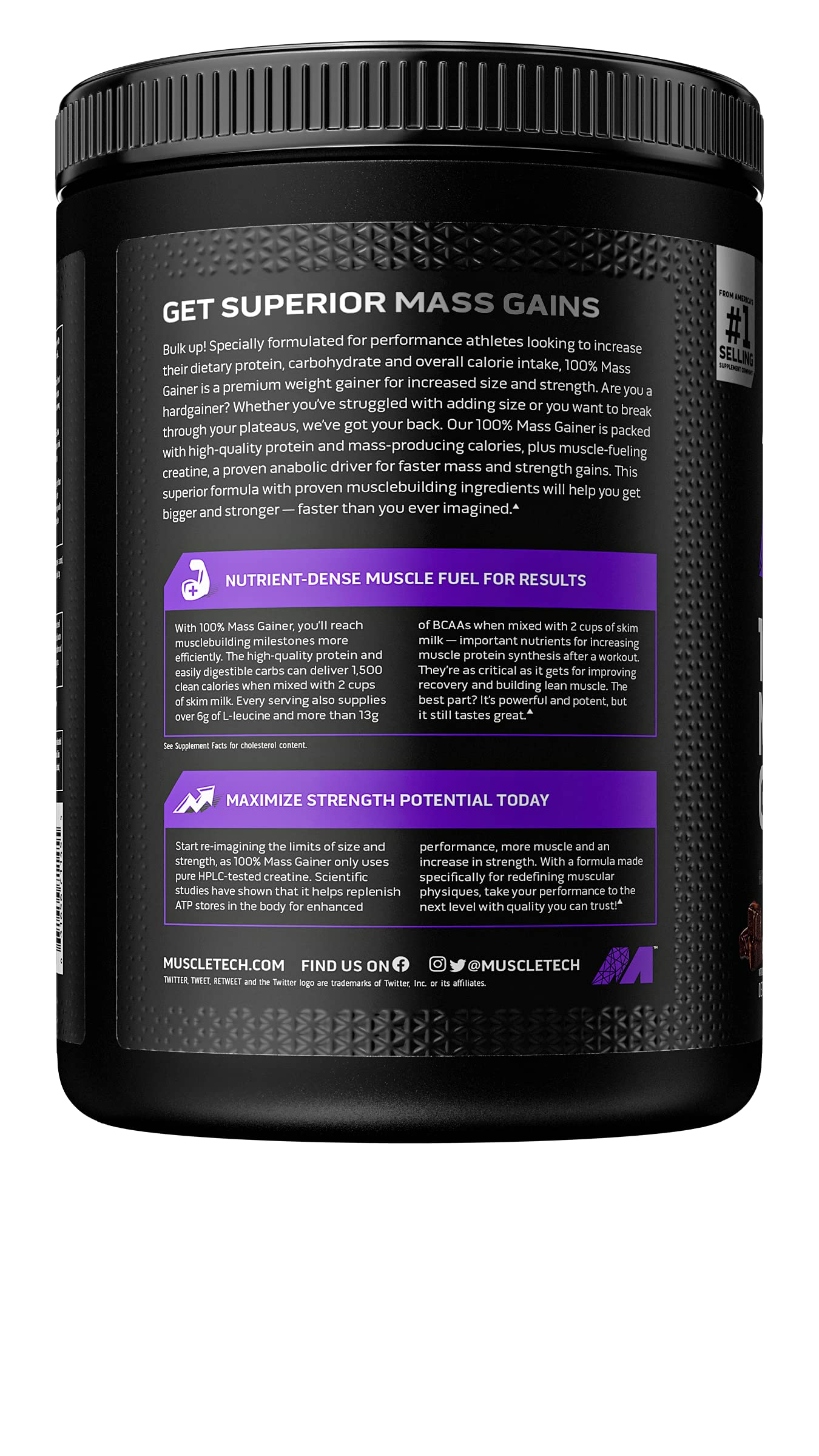 Mass Gainer MuscleTech 100% Mass Gainer Protein Powder Protein Powder for Muscle MuscleTechUS supplements