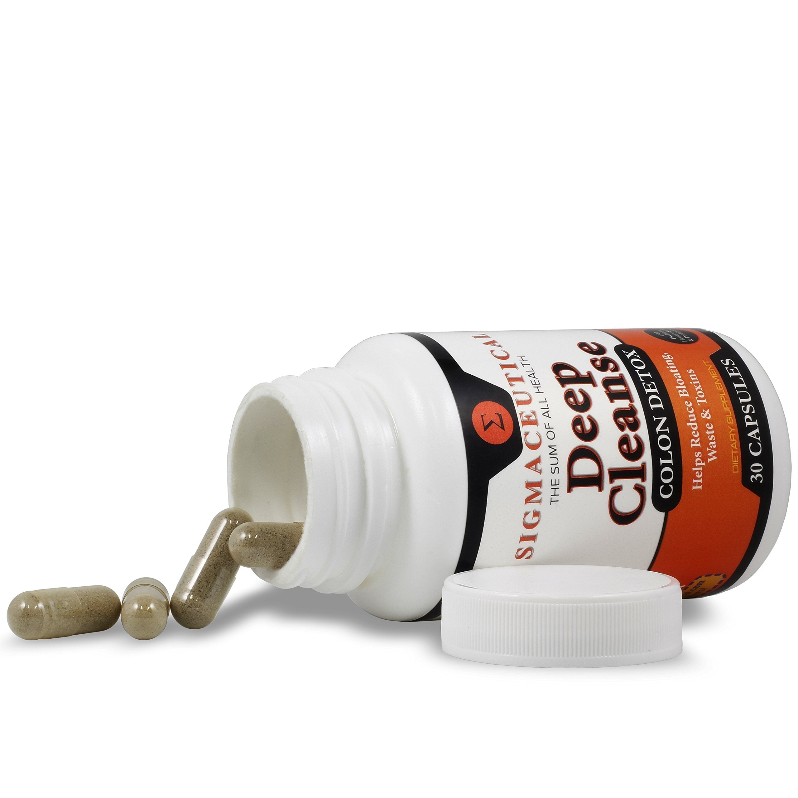 Sigmaceutical 1 Day Colon Cleanse - Detox Cleanse - Bowel Cleanse & Laxative - Bowel Detox SigmaceuticalUS supplements