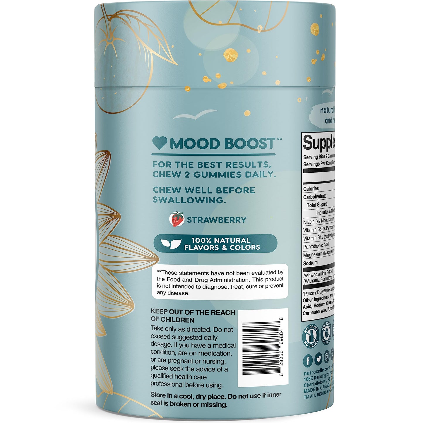 Nutracelle NUTRAMIN Mood Boost Multivitamin Gummy - Delicious & Yummy Anti-Stress NutracelleUS supplements