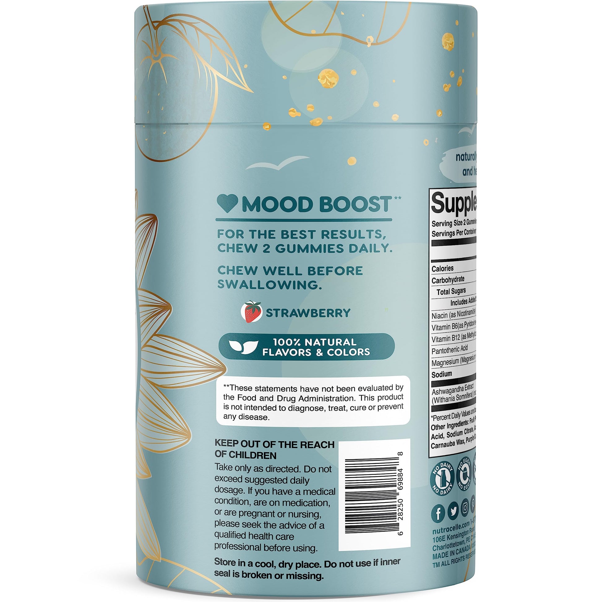 Nutracelle NUTRAMIN Mood Boost Multivitamin Gummy - Delicious & Yummy Anti-Stress NutracelleAu supplements
