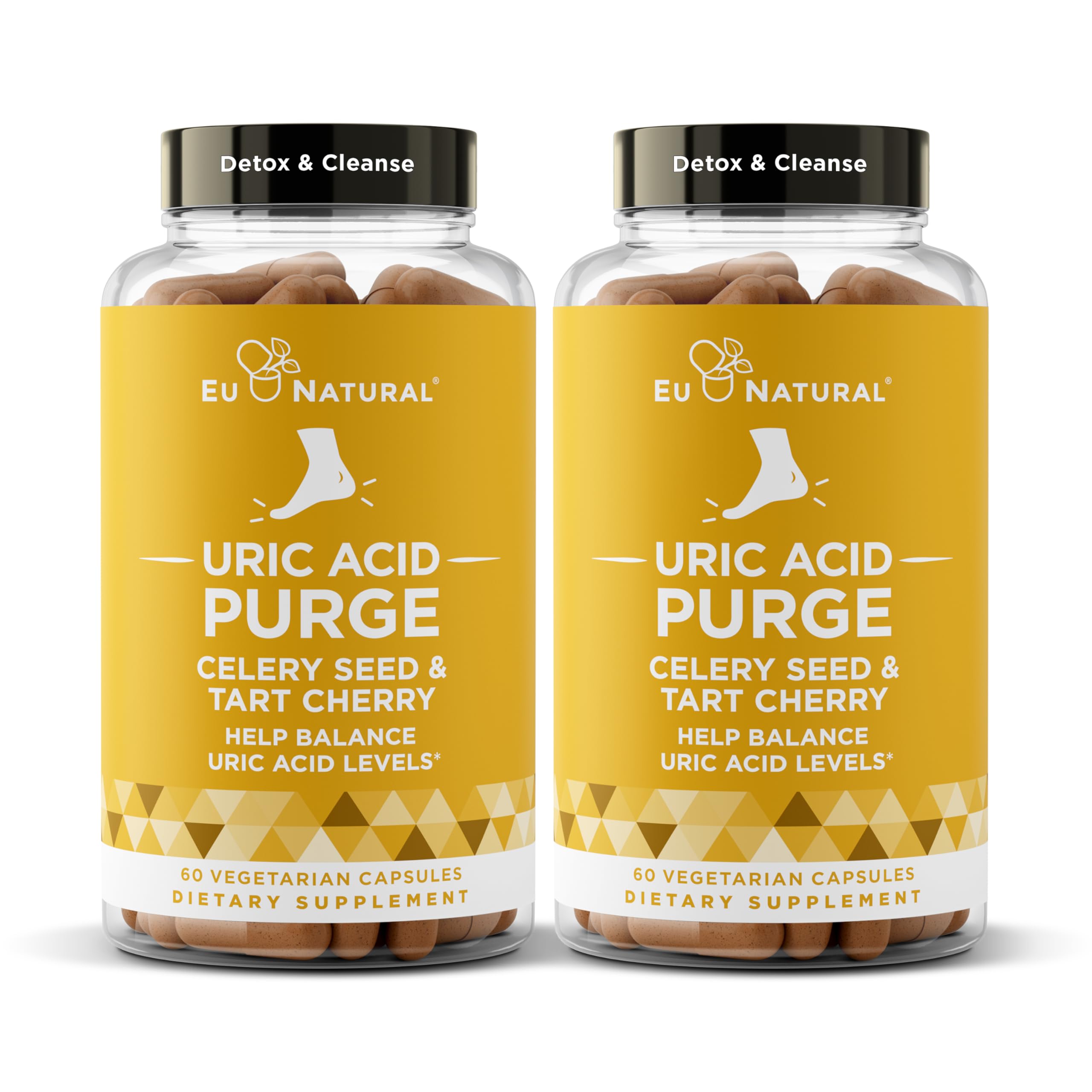 Purge! Uric Acid Flush – Eat & Drink What You Want – Detox and Cleanse with Celery Seed Extract Eu NaturalAu supplements