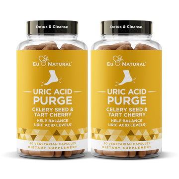Purge! Uric Acid Flush – Eat & Drink What You Want – Detox and Cleanse with Celery Seed Extract Eu NaturalAu supplements