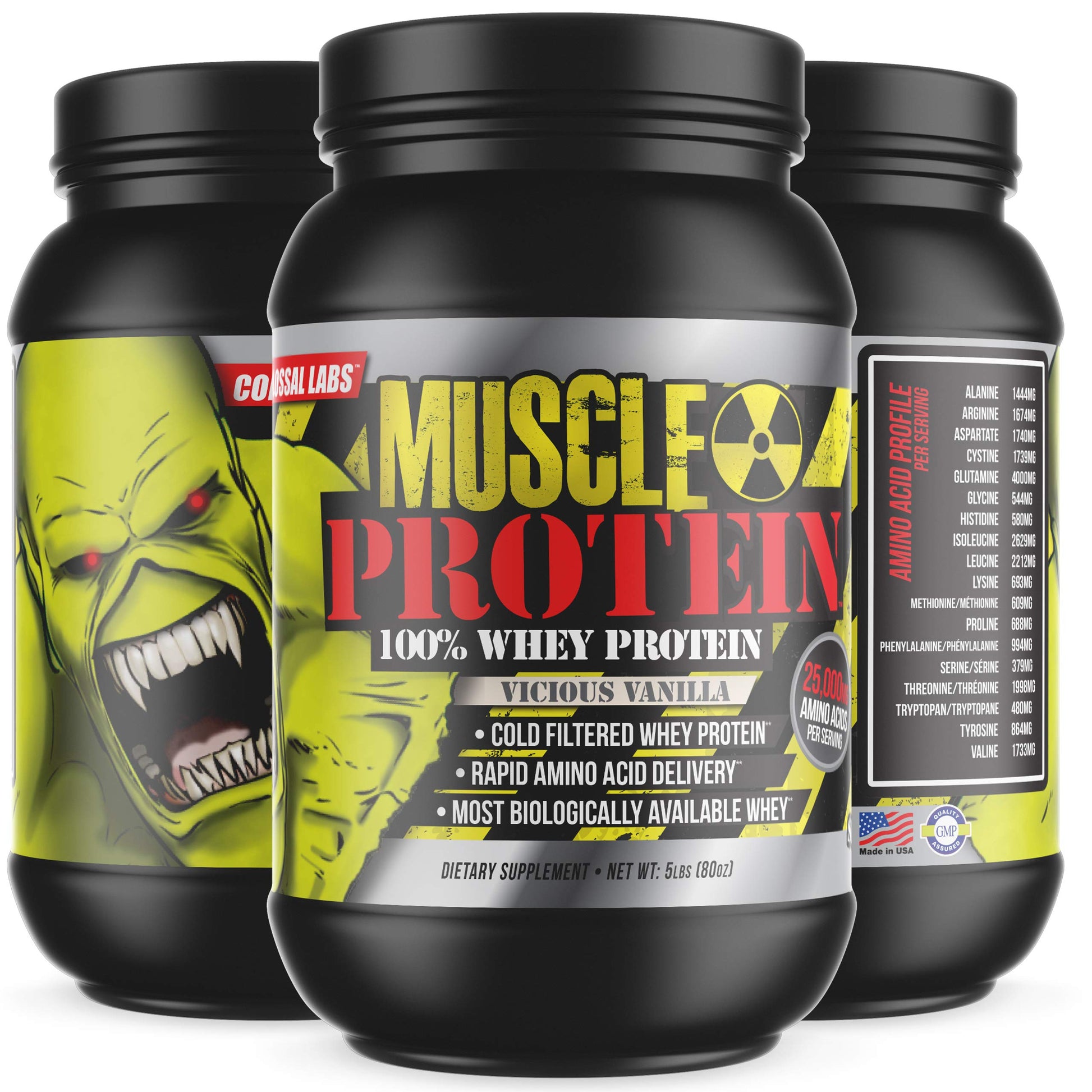 COLOSSAL LABS Whey Protein Powder [15 lbs/Pack of 1]– Chocolate Protein, Cold Filtered COLOSSAL LABSUS supplements