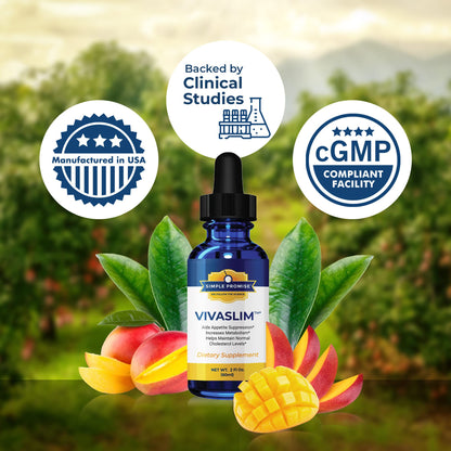 Simple Promise - VivaSlim - Natural Liquid Drops with African Mango, 2 fl oz Simple PromiseUS supplements