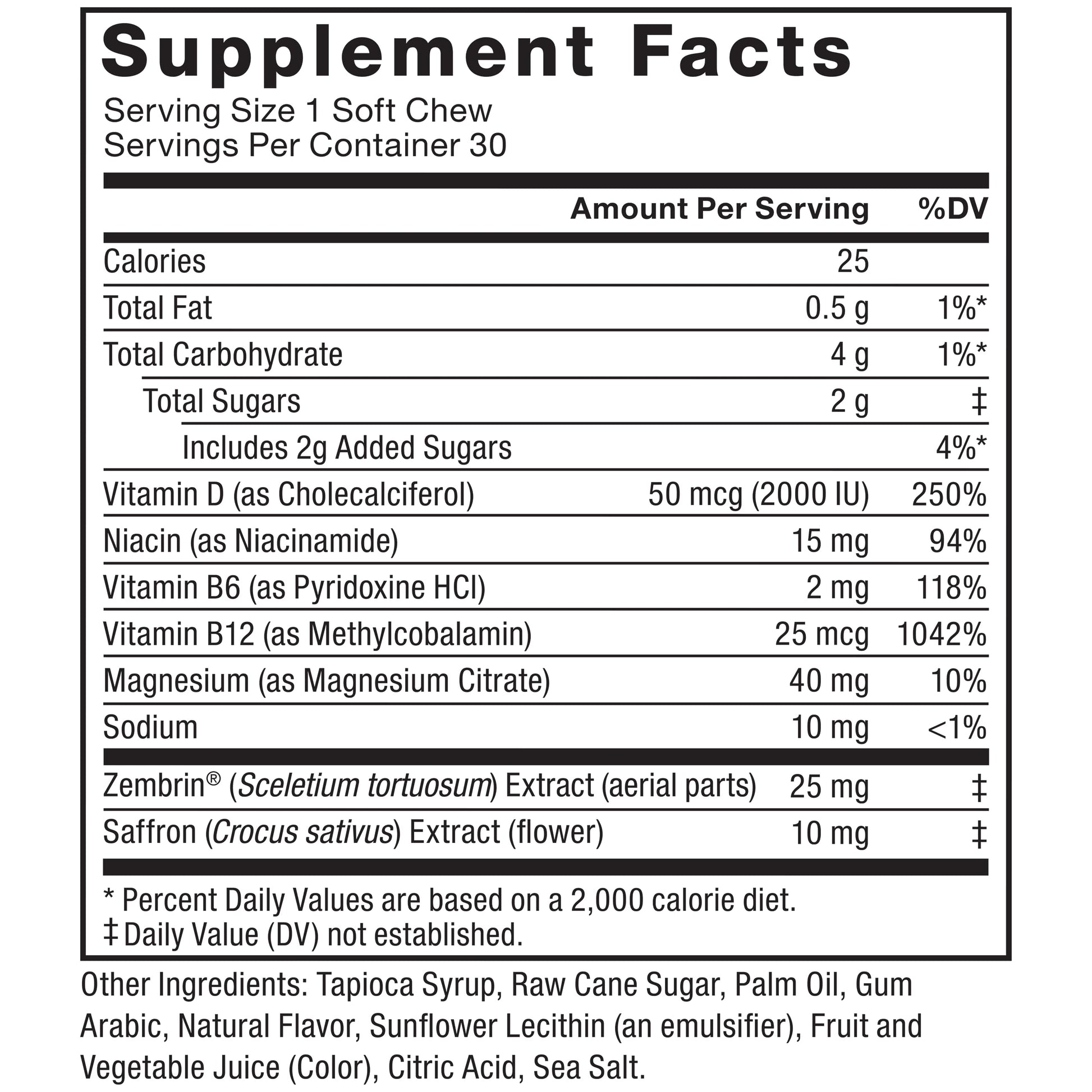 FORCE FACTOR Happy Mood, Mood Support and Mood Balance Supplement to Support Happiness, Positivity, and Stress, Made with Magnesium, Saffron, Zembrin, Non-GMO, Tropical Fruit Flavor, 30 Soft Chews Force FactorAu supplements