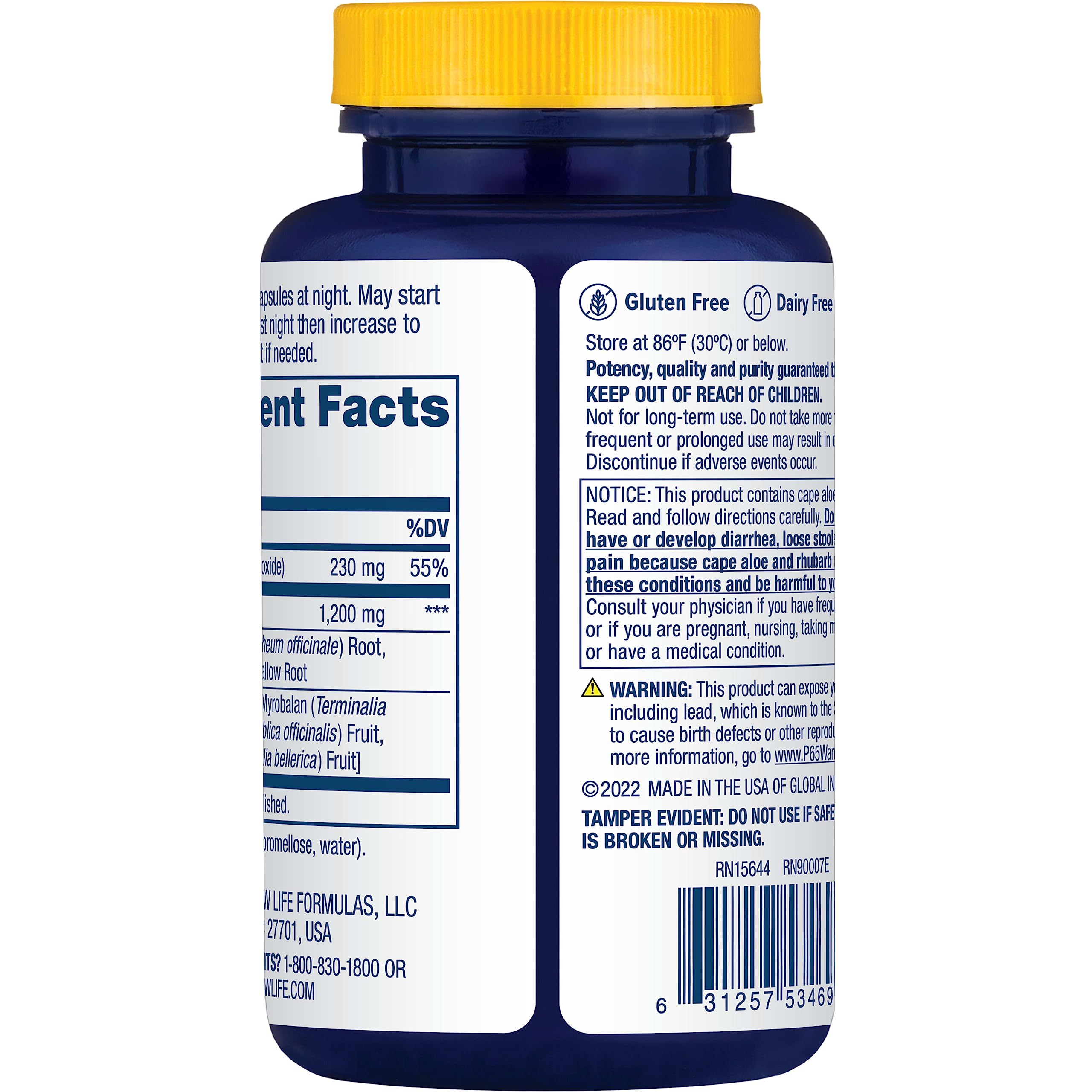 Renew Life Detox Cleanse More, Reduces Bloating and Restores Regularity, Overnight Constipation Relief Renew LifeUS supplements