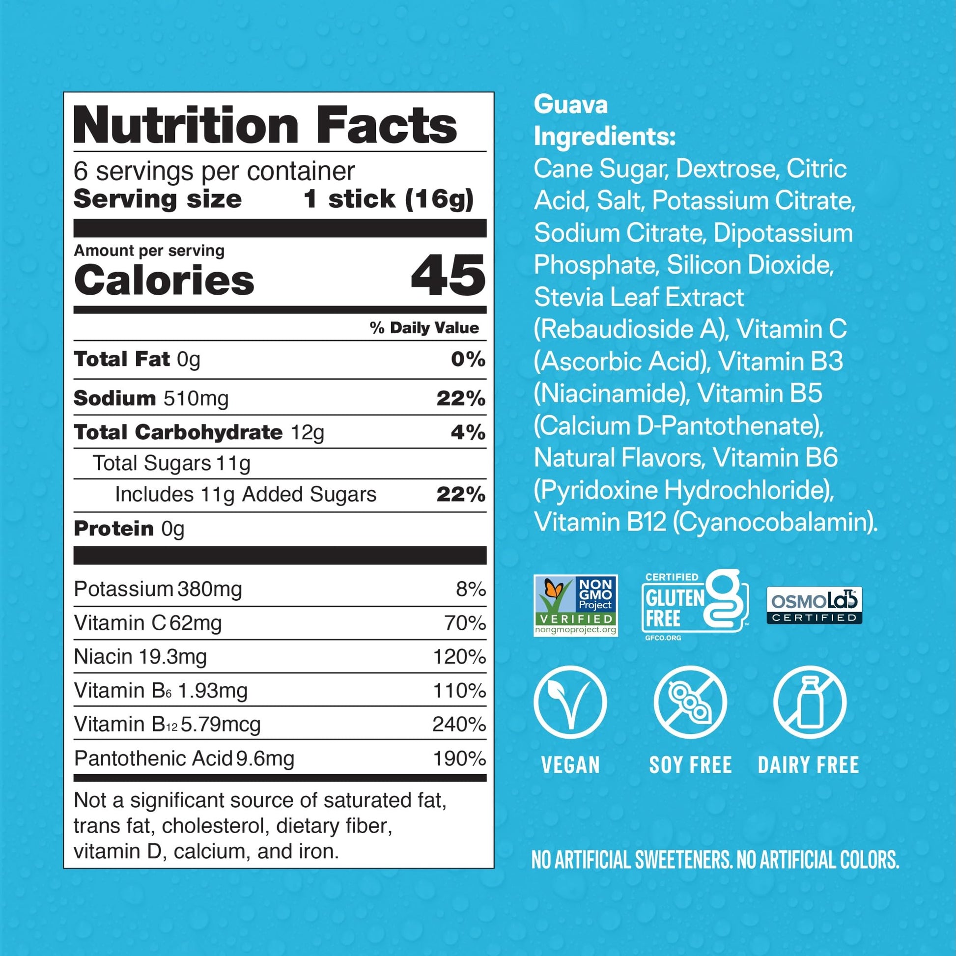 Liquid I.V.® Hydration Multiplier - Guava | Electrolyte Powder Drink Mix | 1 Pack (16 Servings) Liquid I.V.US supplements