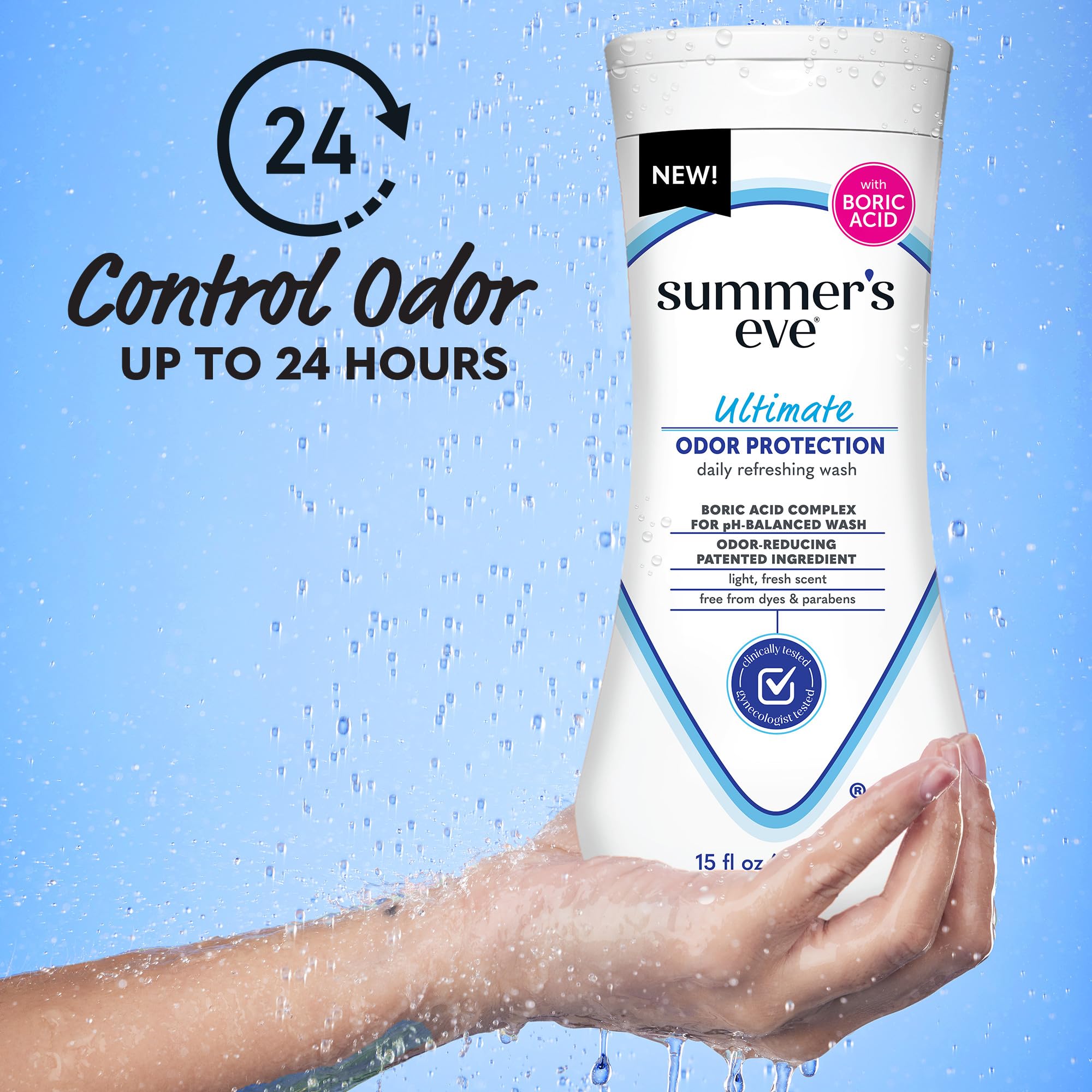 Summer's Eve, Ultimate Odor Control, Feminine Body Wash with Boric Acid, Removes Odor Summer's EveAu supplements