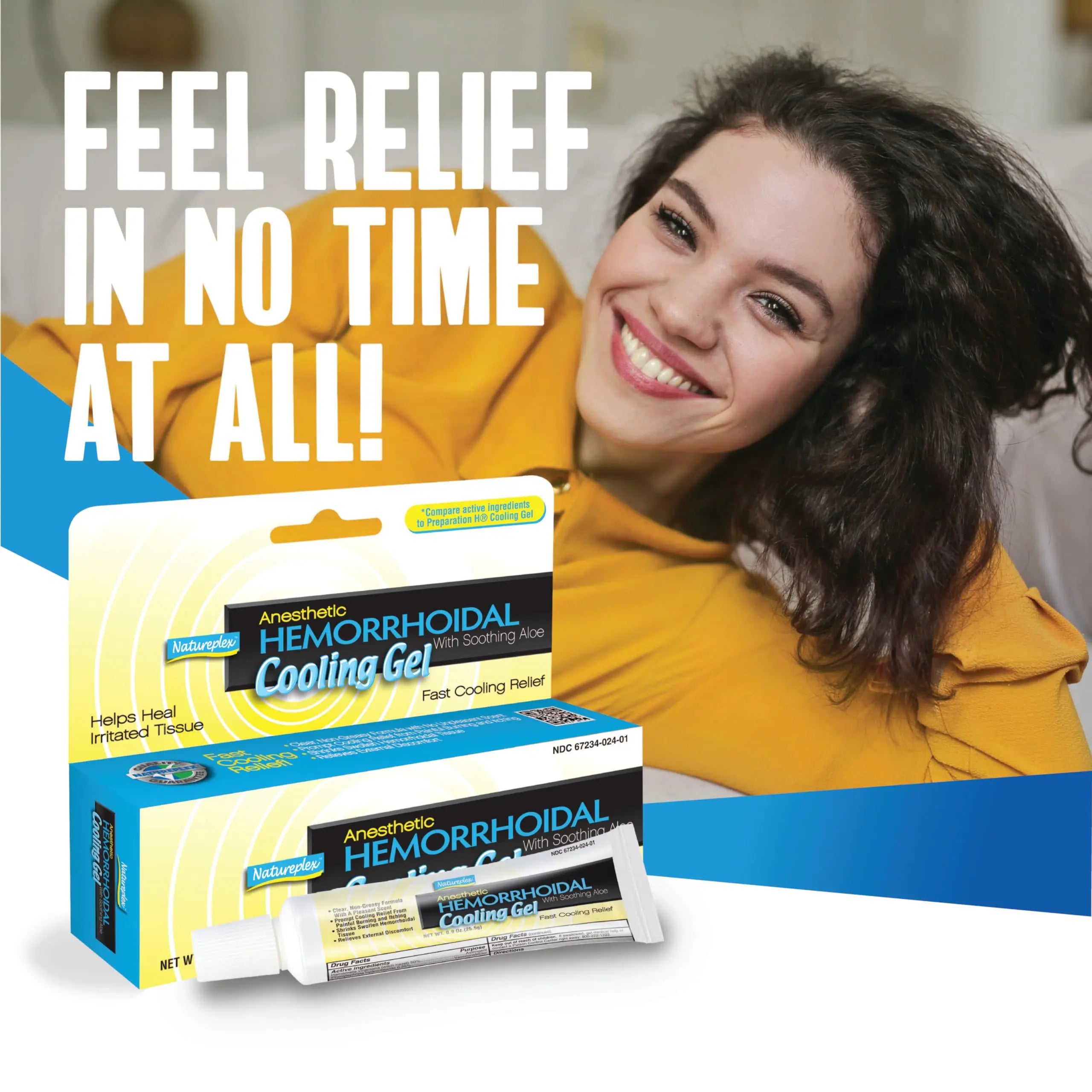 Natureplex Anesthetic Hemorrhoidal Cooling Gel with Soothing Aloe (6 Pack) NatureplexAu supplements