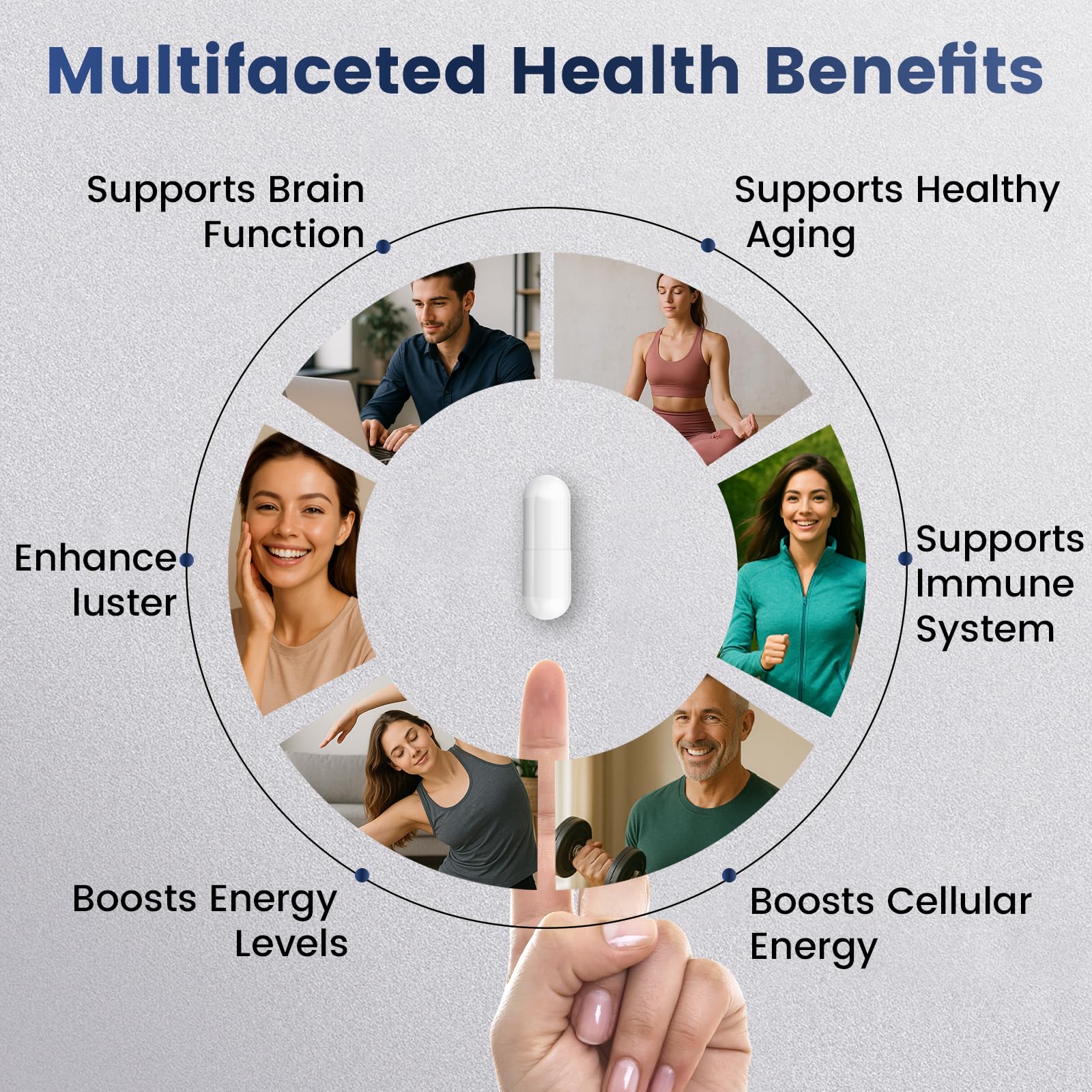 NAD+ Supplement 8,809mg with Liposomal NAD and Resveratrol for Women & Men - 120 Capsules to Support Cellular Health, Boost Stamina & Healthy Aging, Vegan & Gluten-Free Maximum NADAu supplements