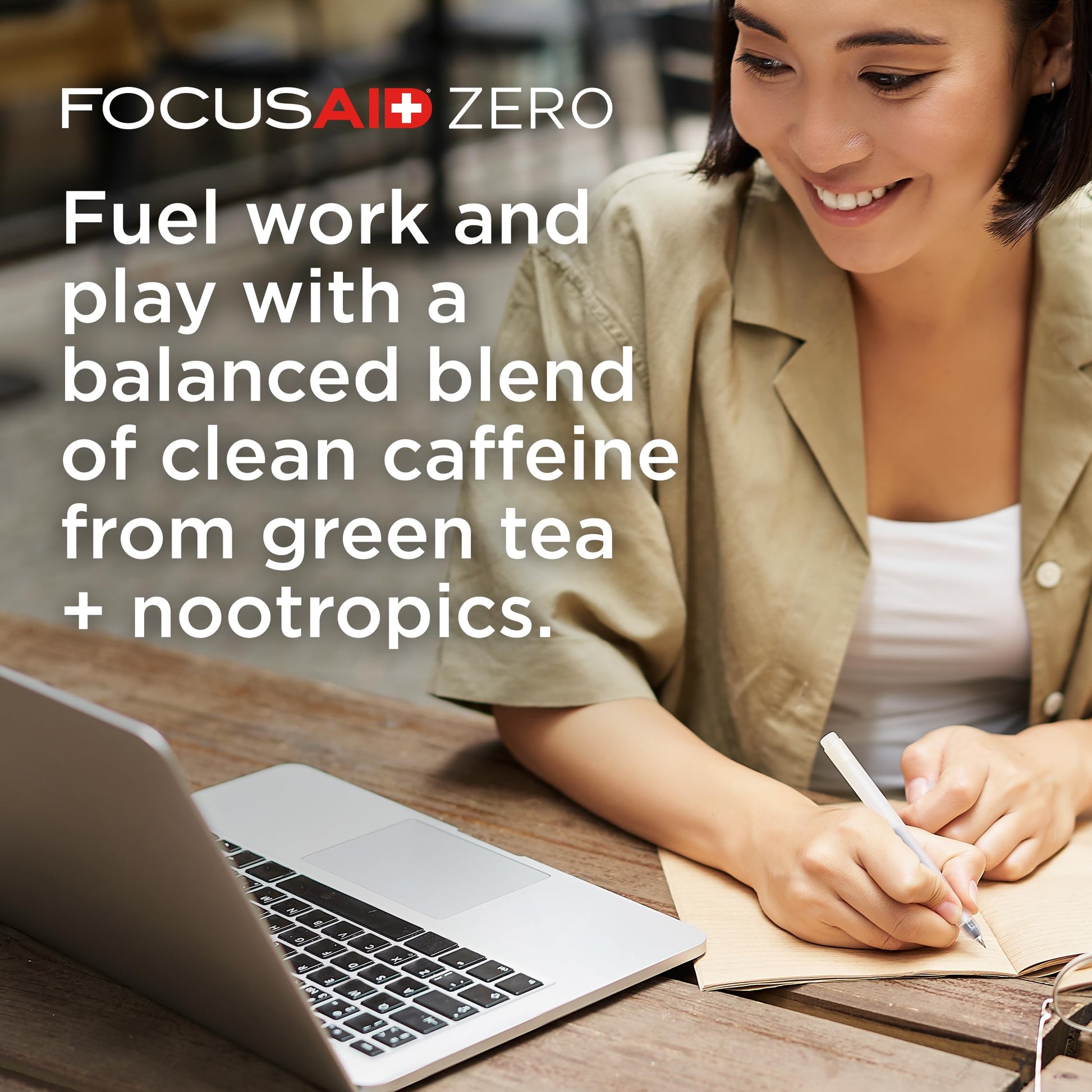 FOCUSAID ZERO SUGAR Nootropics Blend, Alpha-GPC, GABA, 100mg Natural Caffeine from Green Tea, Yerba Mate, Vitamin B-Complex, Keto-Friendly, No Artificial Sweeteners, 12 Fl Oz (Pack of 12) LIFEAIDAu supplements