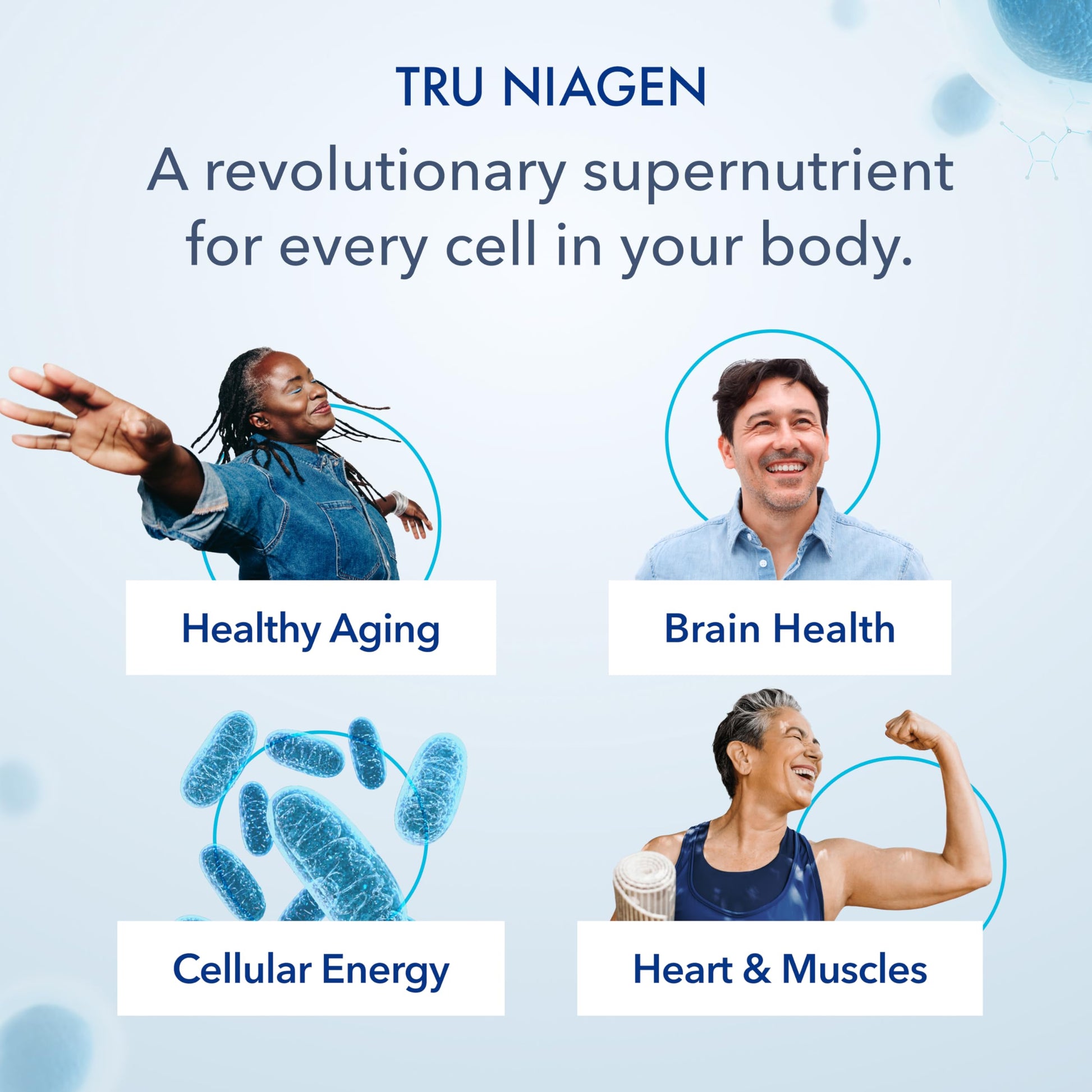 TRU NIAGEN BEAUTY NAD+ for Hair, Skin & Nails | Contains Niagen®, Astaxanthin, Hyaluronic Acid, Biotin | Supports Skin Elasticity & Moisture Retention | Daily Supplements for Men & Women | 30 Servings TRU NIAGENUS supplements