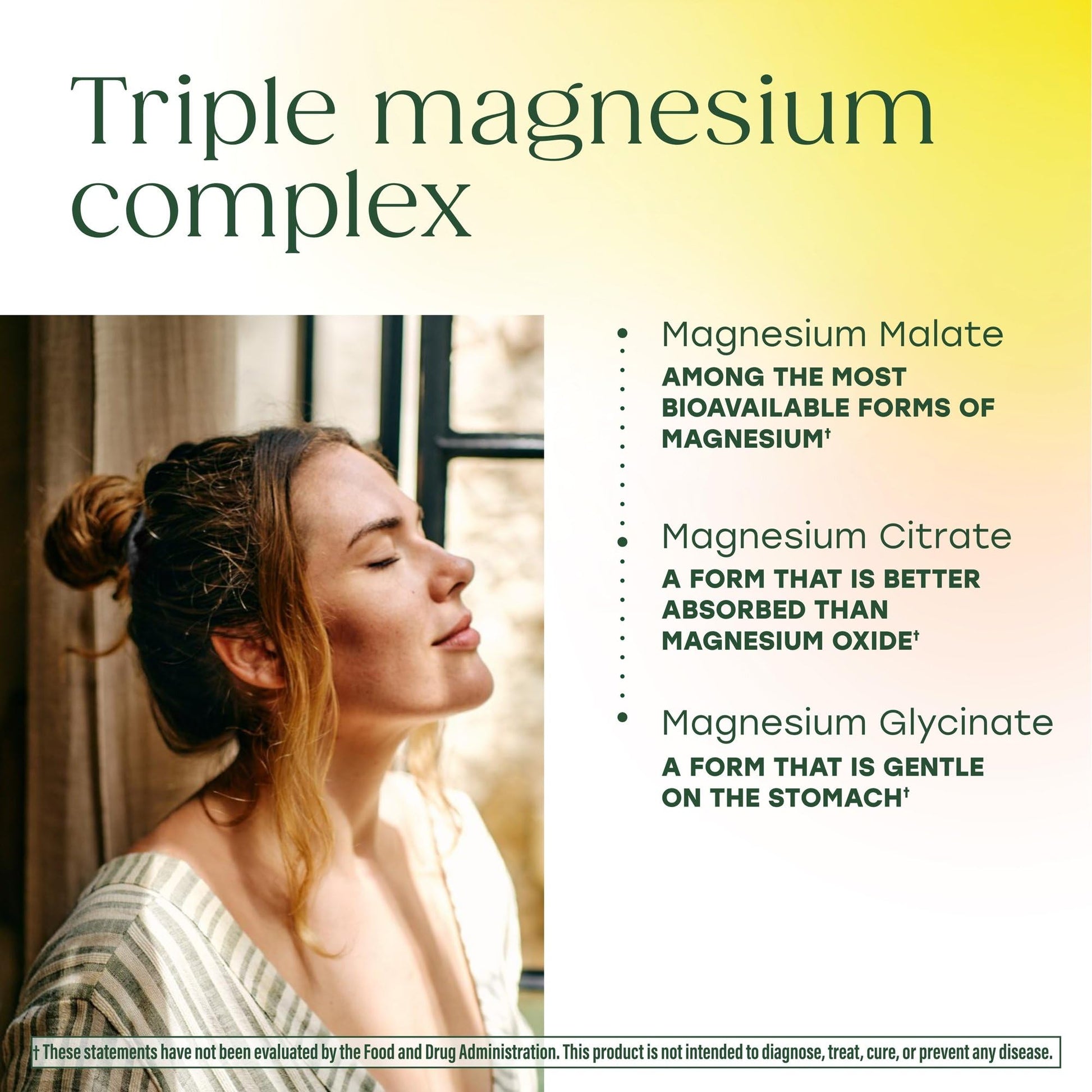 MegaFood Magnesium Glycinate, Citrate, Malate 300mg Supplement - Highly Absorbable Blend to Support Heart, Nerve Health & Relaxation, Triple Magnesium Complex Supplement, 60 Capsules (30 Servings) MegaFoodAu supplements
