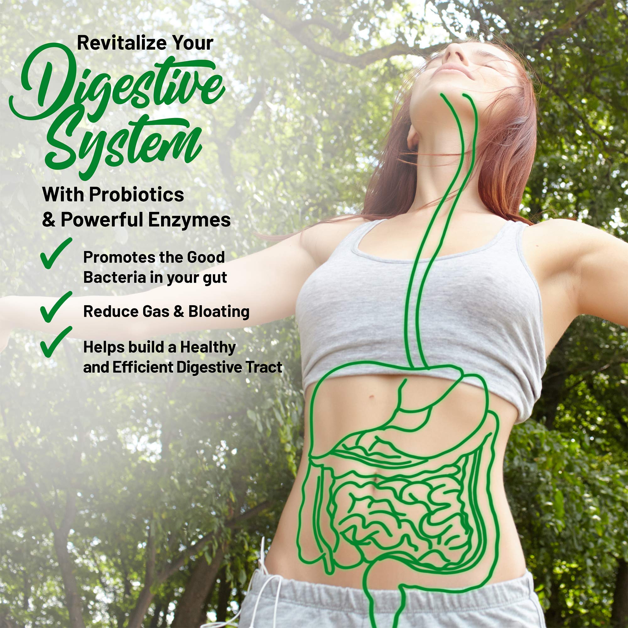Nutrii Organic Green Immunity Superfood Powder - Soothes Digestion, Boosts Healthy Vitality and Energy. Fast Acting Formula with Probiotics, Enzymes, Turmeric and Ashwagandha (30 Servings Lemon-Mint) NutriiAu supplements