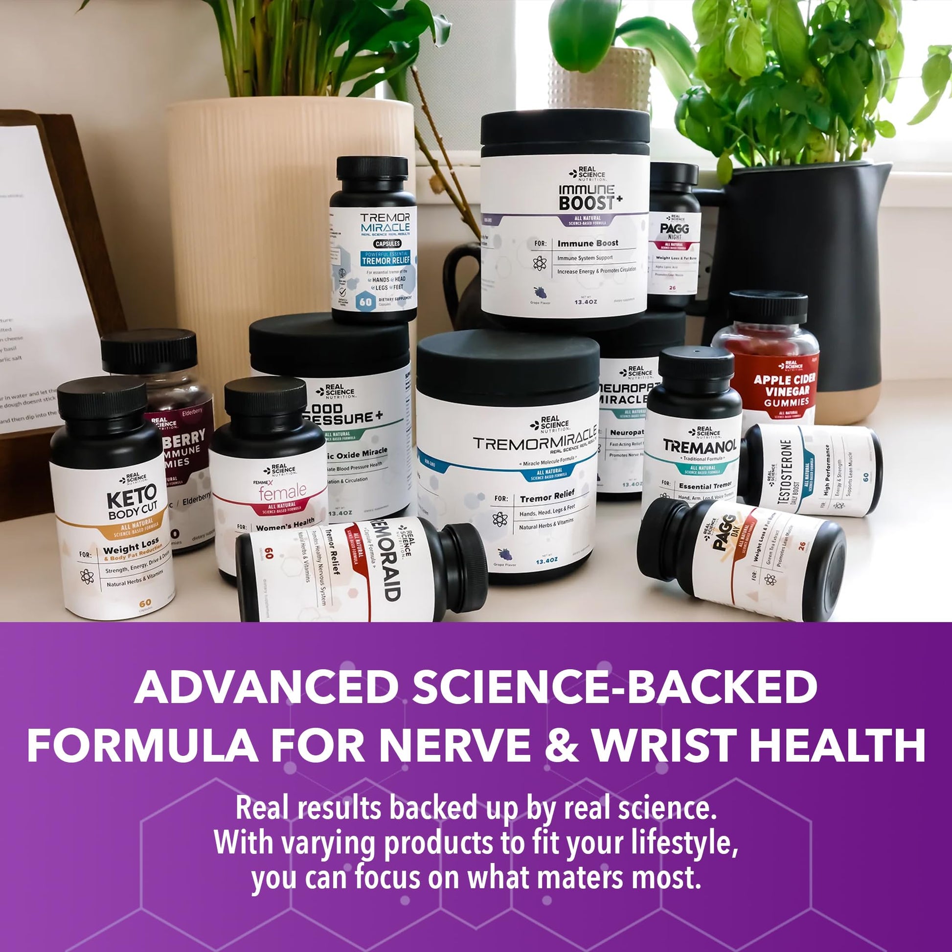 Real Science Carpal Miracle – All Natural Carpal Tunnel Relief & Wrist Support Supplement with Vitamins B6, B12, C, D, K + GABA – Hand & Nerve Comfort – Made in USA, 60 Caps Real Science NutritionAu supplements
