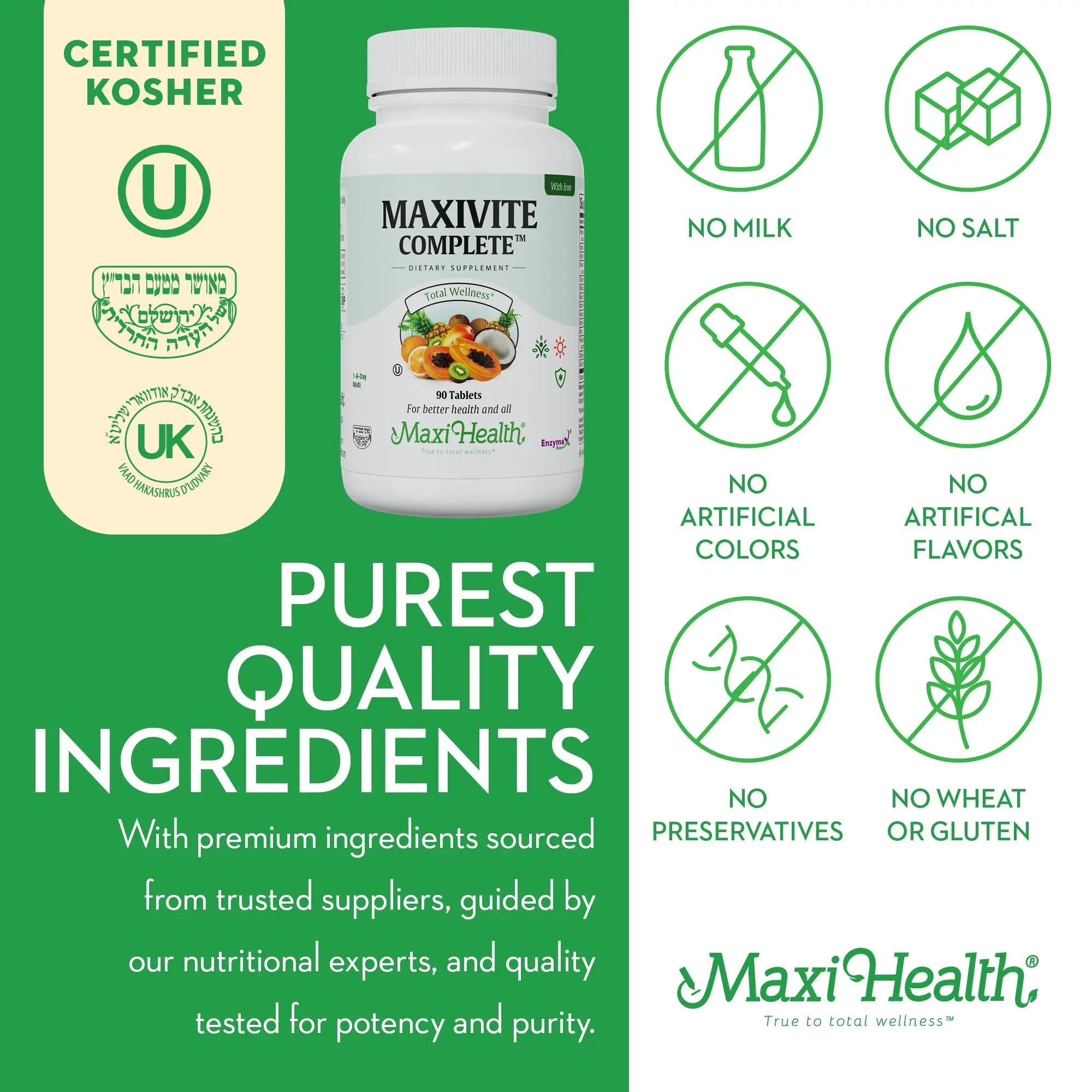 Maxi Health Complete Once Daily Vitamins for Men & Women - Multivitamin for Women & Men Maxi HealthAu supplements