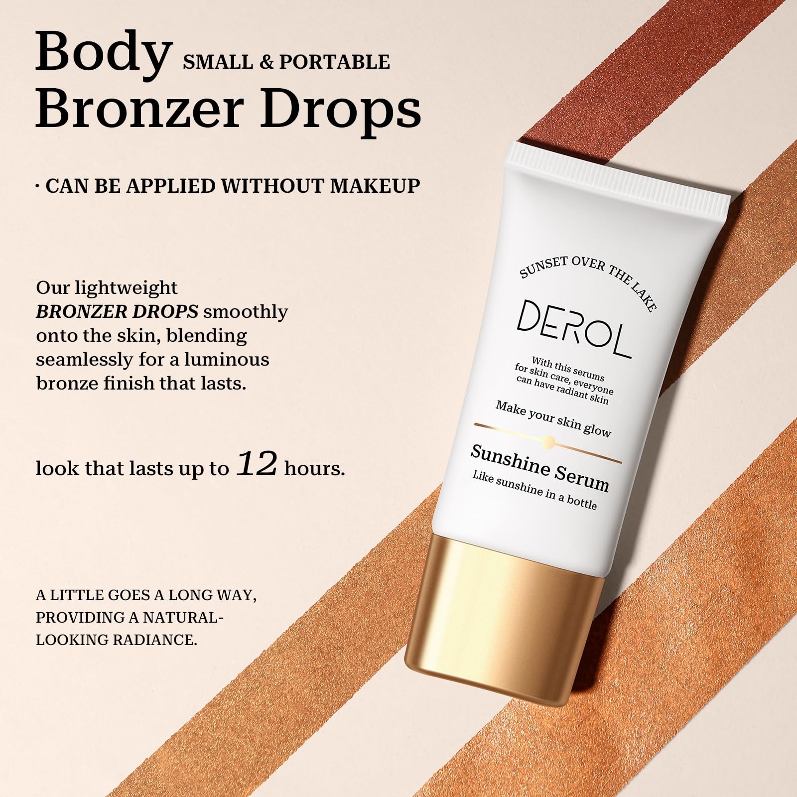 SWETIYOU Bronzing Drops, Lightweight and Non-greasy Liquid Bronzer for Face & Body, Instant Sunshine Glow Serum for Flawless Skin & Radiant Finish (RUST RED) SWETIYOUAu supplements
