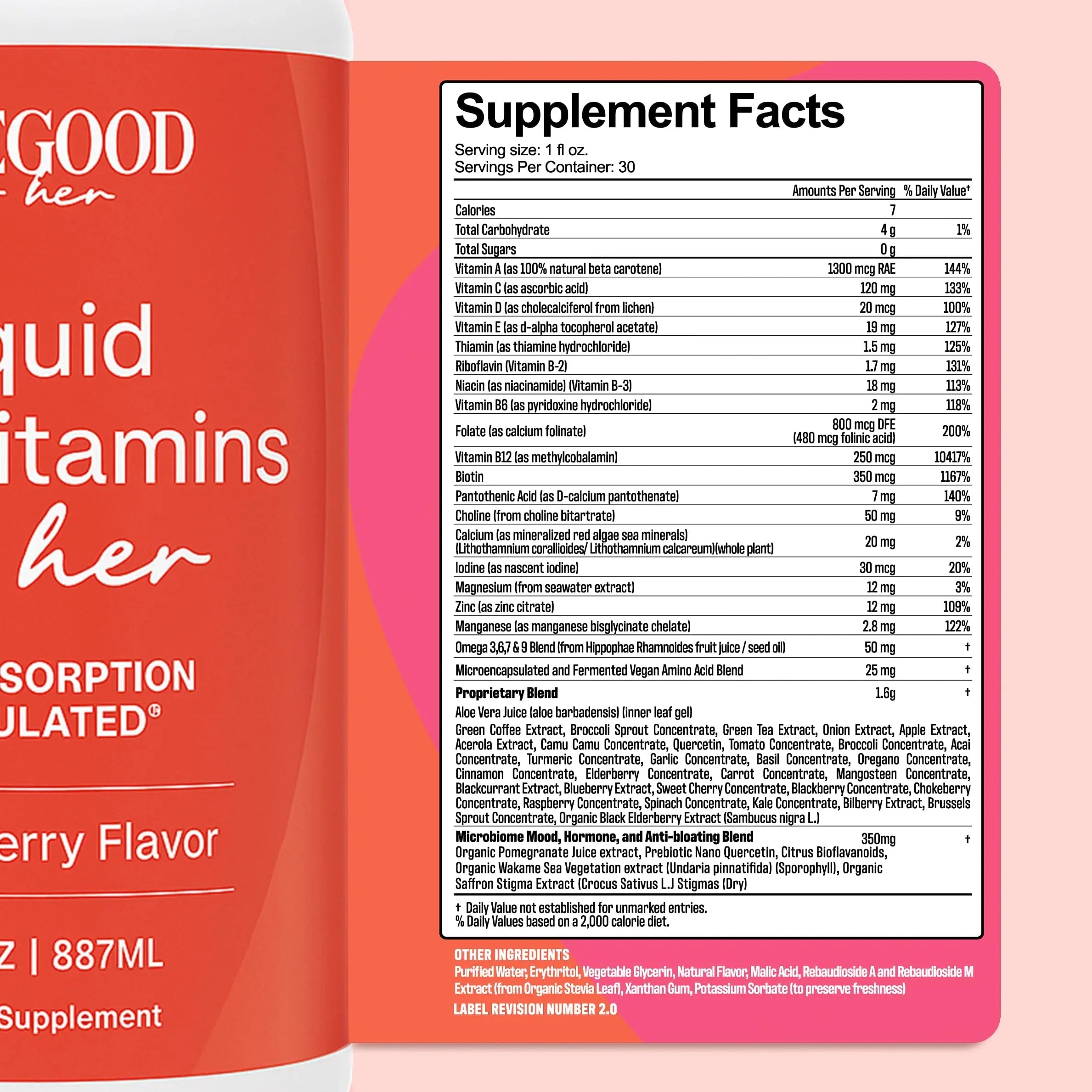PureGood Women’s Liquid Multivitamin | 70+ Nutrients, Superfoods & Omegas | High Absorption Daily Supplement | PureGoodAu supplements