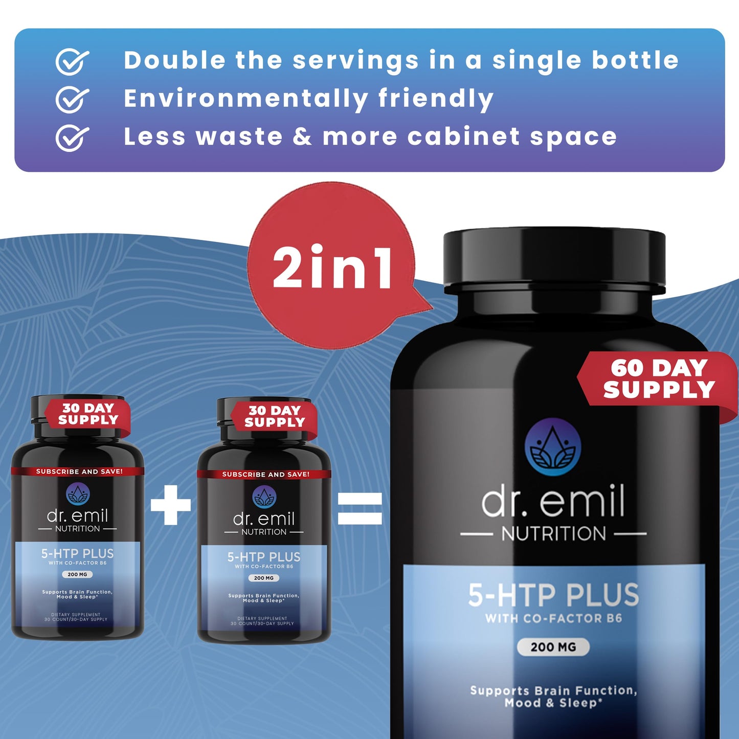 DR EMIL NUTRITION 200 MG 5-HTP Plus with SAM-e for Mood, Stress, and Sleep DR EMIL NUTRITIONUS supplements