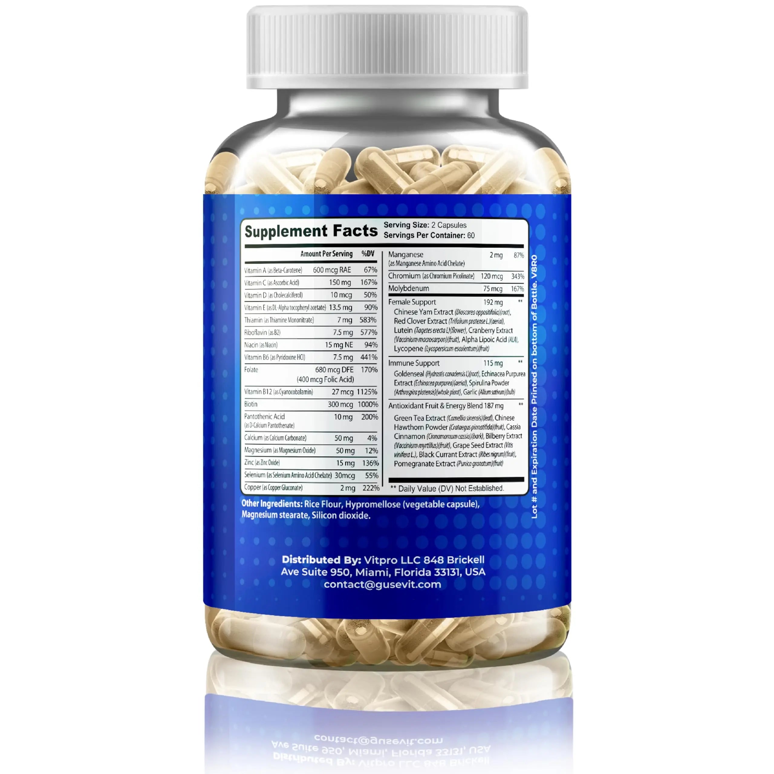 Gusevit 35-in-1 Men's Multivitamins for Immune Support, Stamina & Energy Boost | Men's Health Supplement with Vitamins & Antioxidants | GusevitAu supplements