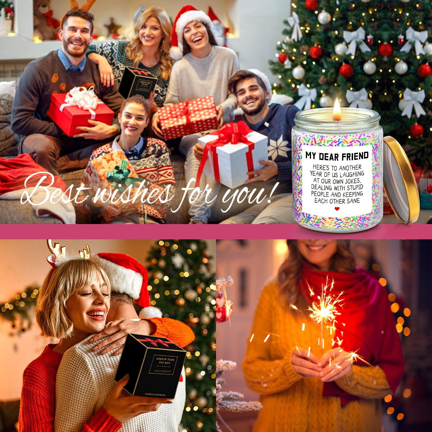 Birthday Gifts for Women, Happy Birthday Candle, Sister Birthday Gifts Ideas LOTICONAAu supplements