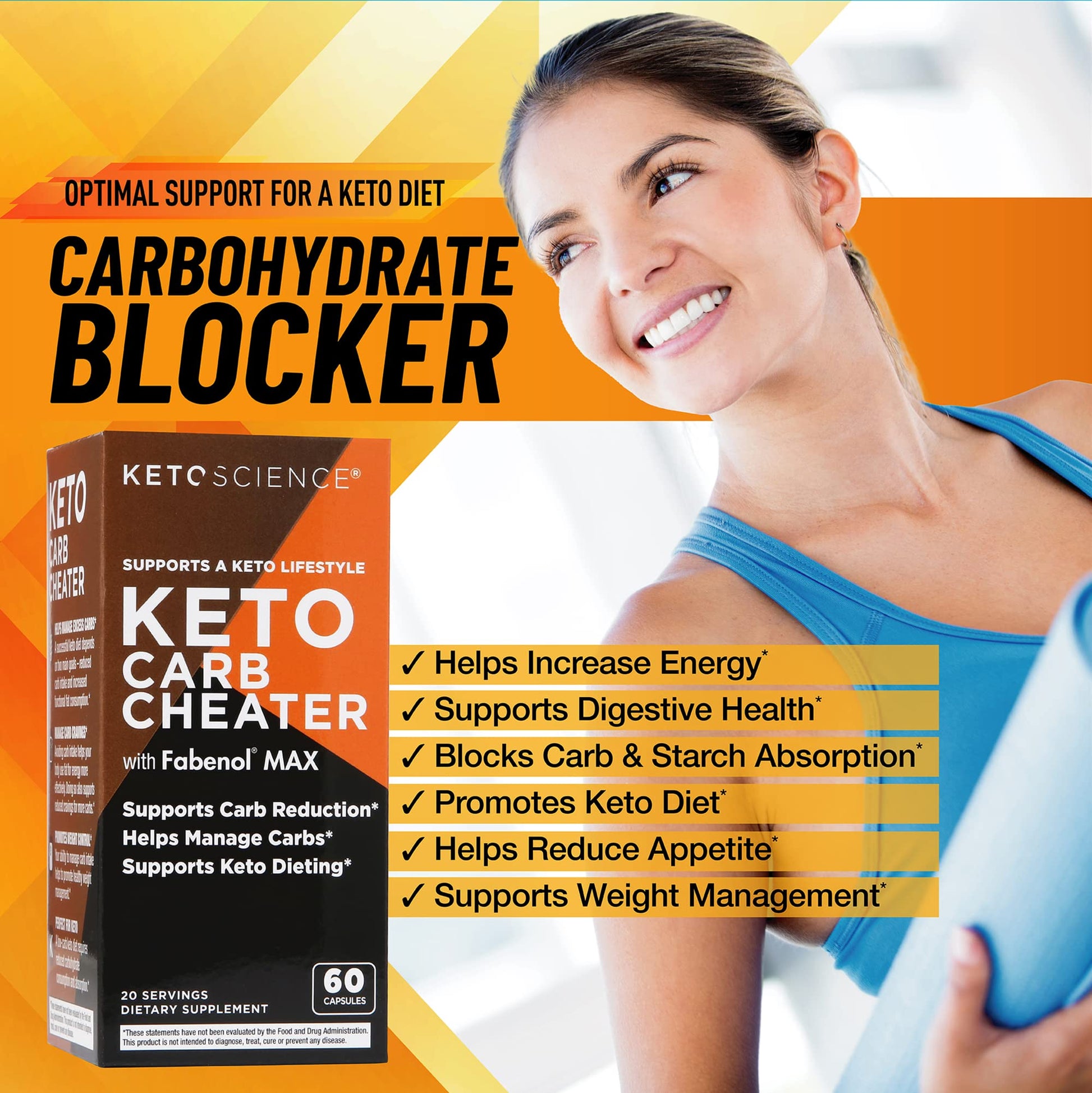 Keto Science Keto Carb Cheater, Supports Carb Reduction, Helps Manage Carbs, Supports Keto ScienceAu supplements