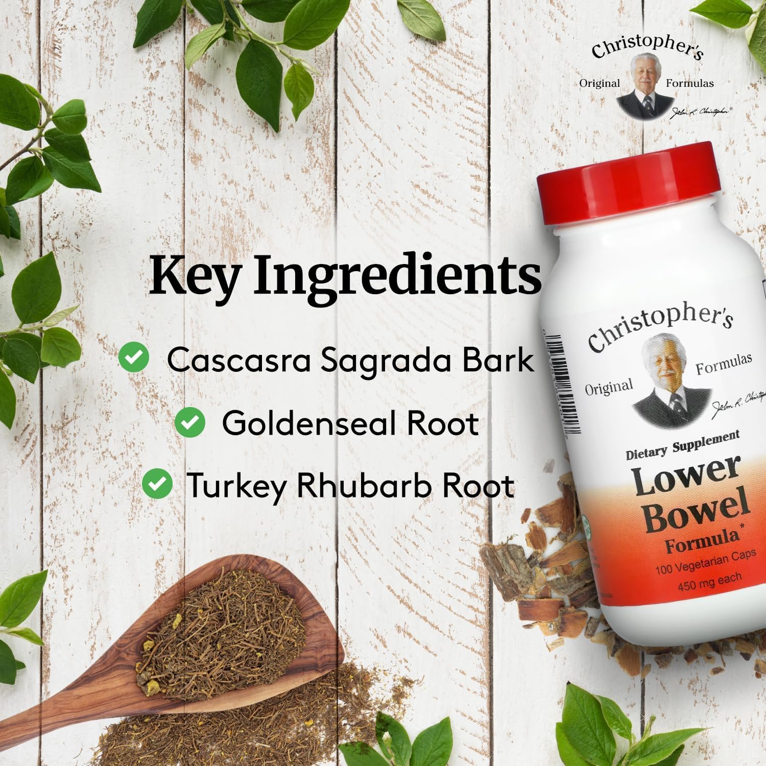 Dr. Christopher's Lower Bowel Cleanse Formula Capsules - Herbal Laxative Colon Dr. Christopher'sAu supplements