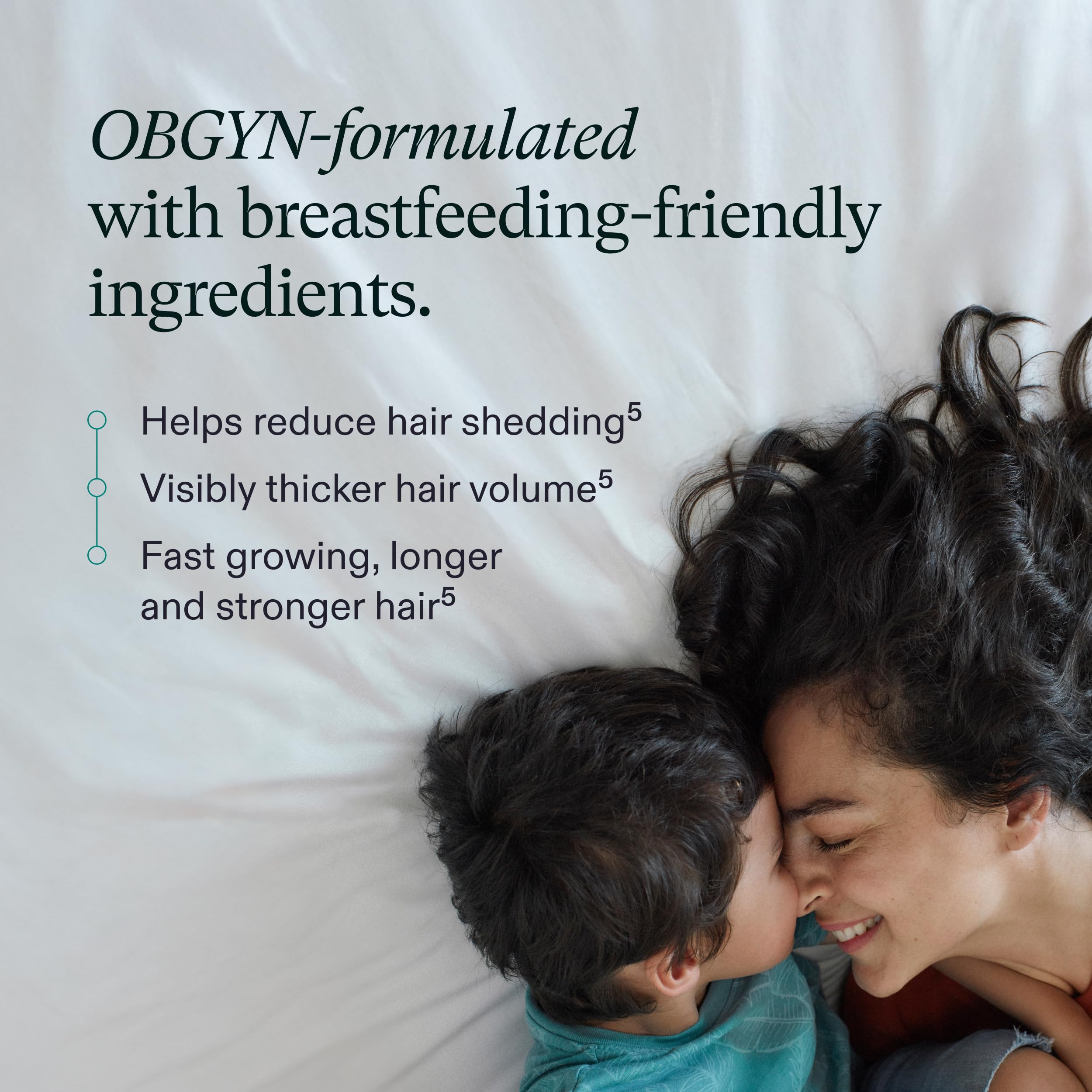 Nutrafol Postpartum Hair Growth Supplements, Clinically Tested for Visibly Thicker Hair and Less Shedding, Breastfeeding-friendly - 1 Month Supply NutrafolUS supplements