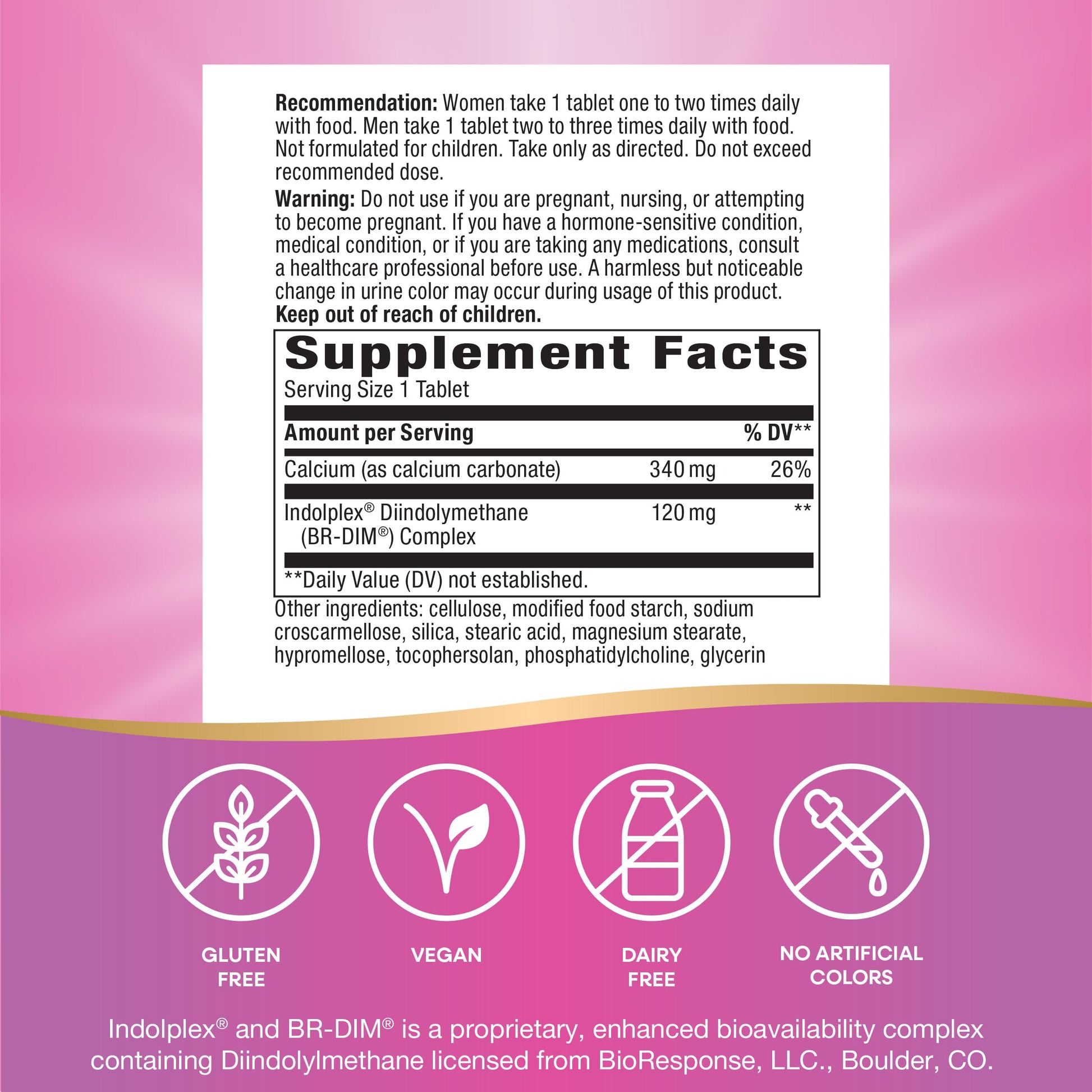 Nature's Way Estrobalance, Absorbable BR-DIM, Supports Healthy Estrogen Metabolism*, Vegan, Gluten Free, 60 Tablets (Packaging May Vary) Nature's WayAu supplements
