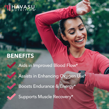 Organic Beet Root Powder with BCAA and L-Arginine for Energy and Stamina Support HAVASU NUTRITIONUS supplements