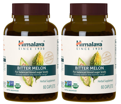 Himalaya Organic Bitter Melon/Karela Herbal Supplement, Glycemic Support and Weight HimalayaUS supplements
