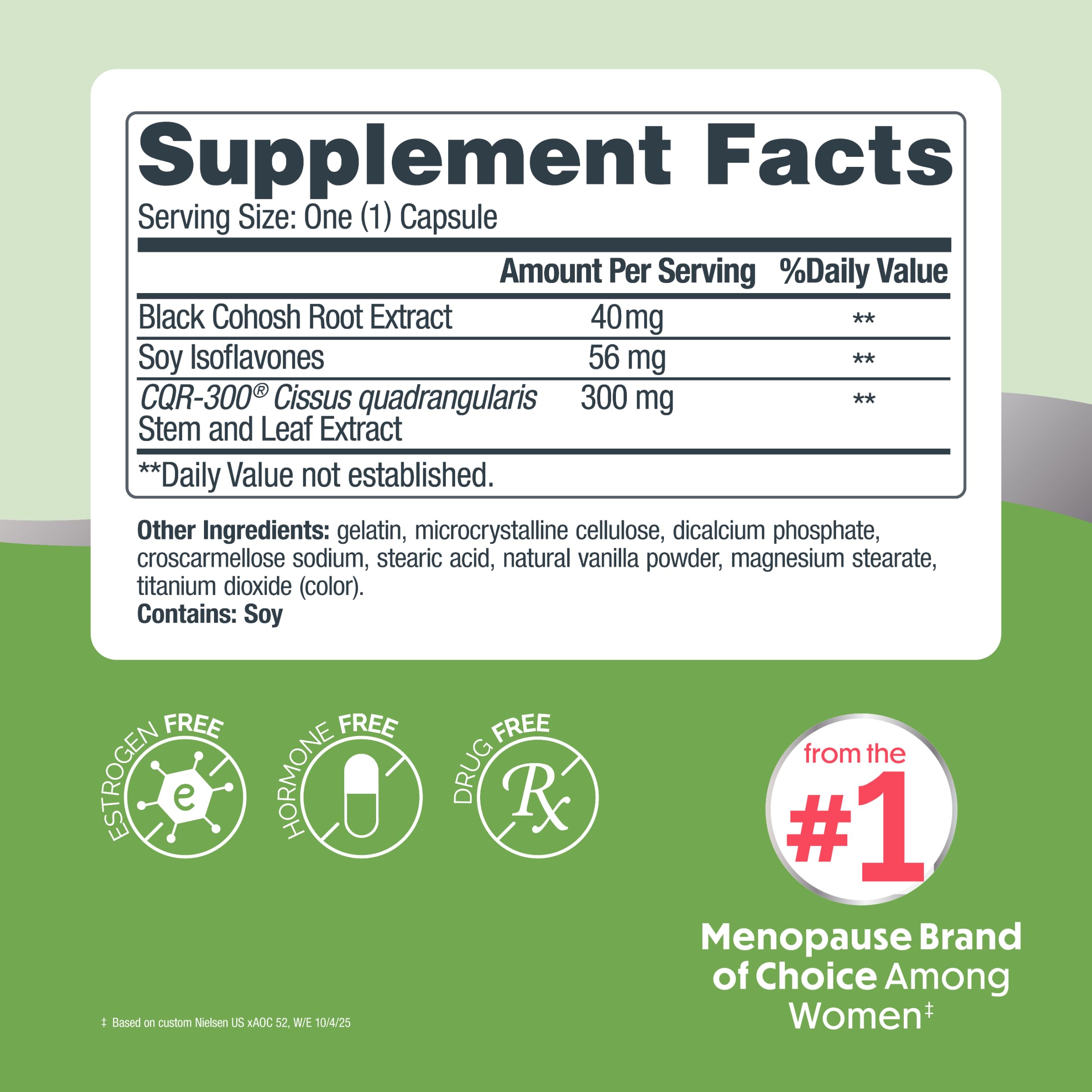 Estroven Pre-Menopause Relief, 30 Ct., Clinically Proven Ingredients, Provides Menopause Relief plus Night Sweats & Hot Flash Relief, Drug-Free or Estrogen Free EstrovenAu supplements