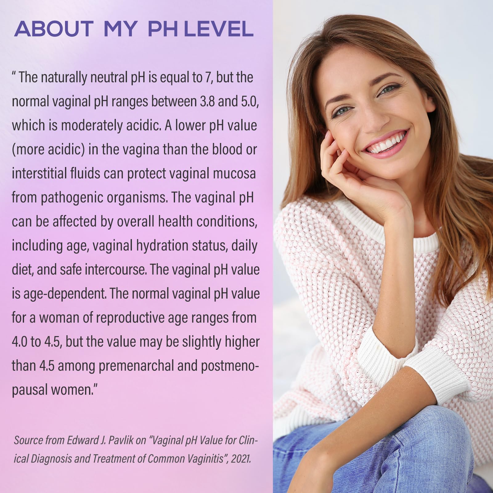 Vaginal pH Test Strips for Women, Convenient Testing Solution for Assessing and Maintaining vetrueAu supplements