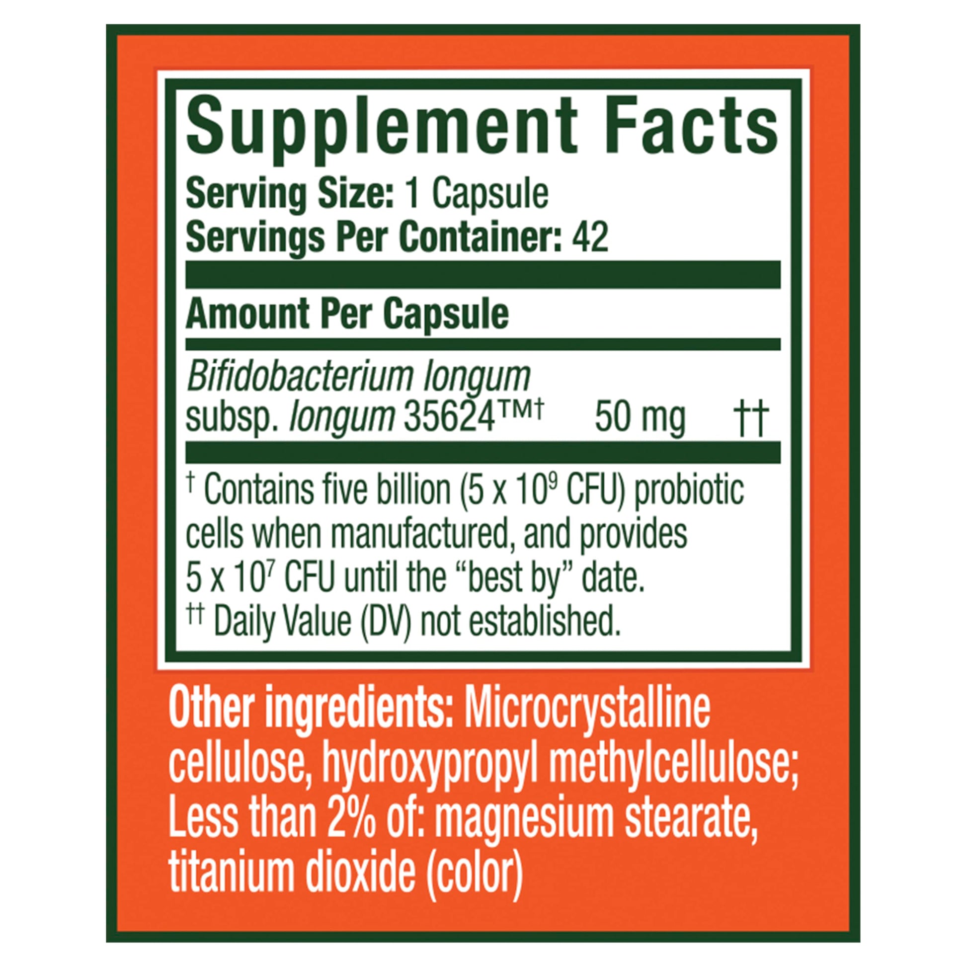 Align Probiotic, Extra Strength, Probiotics for Women and Men, Probiotics for Men, Probiotic Capsules have 5X CFUs, 42 Capsules AlignAu supplements