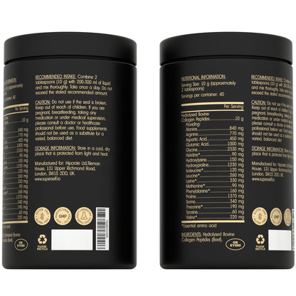 Premium Collagen Powder - Collagen Supplements for Women & Men - Pure Bovine Collagen Peptides 400g SuperSelfUS supplements