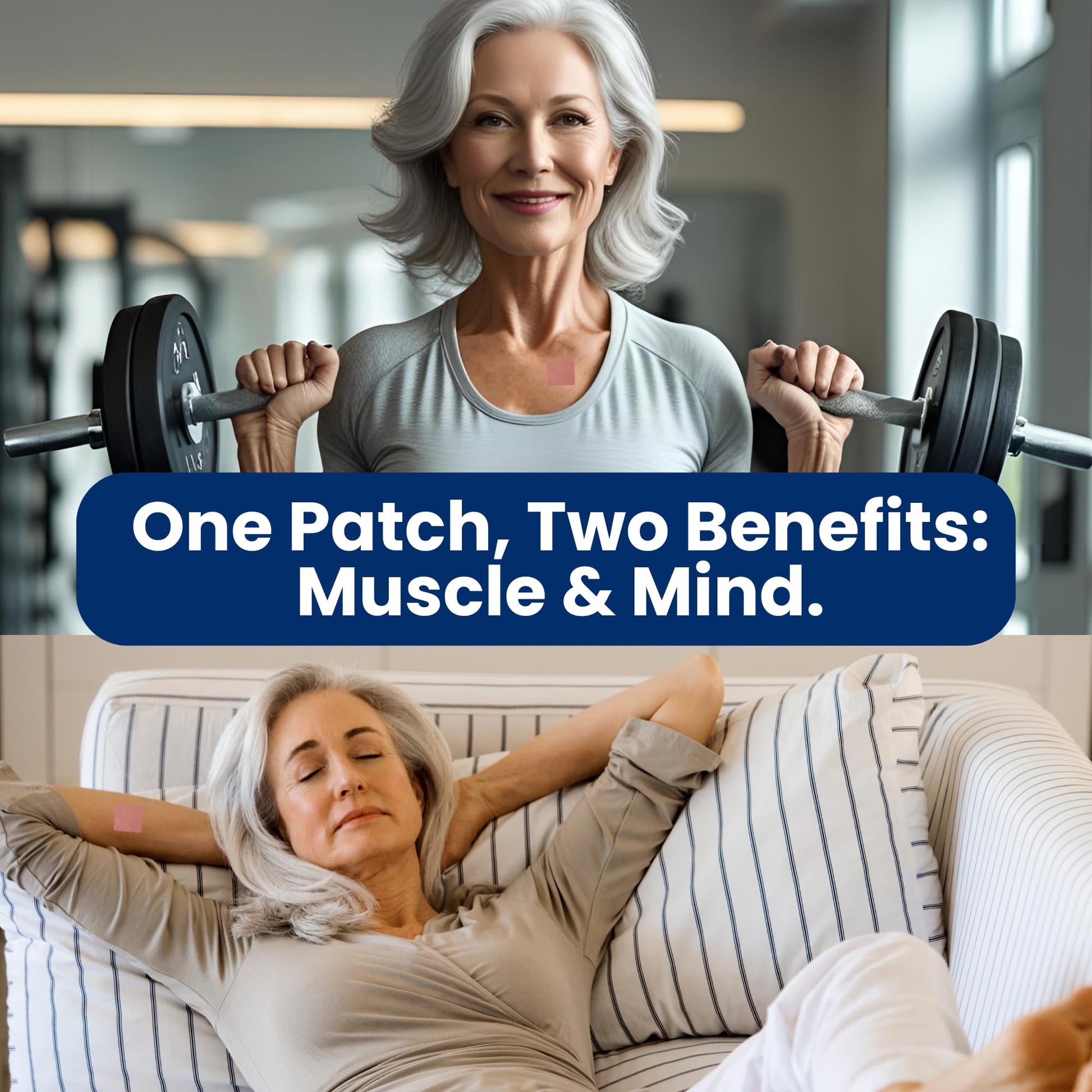 Magnesium Patches for Men and Women - Sleep Support & Relaxation, Muscle Recovery, Nerve Function - USA Made - 30 Premium Fast-Acting, Slow-Release Patches - Live To Shine Live To ShineAu supplements