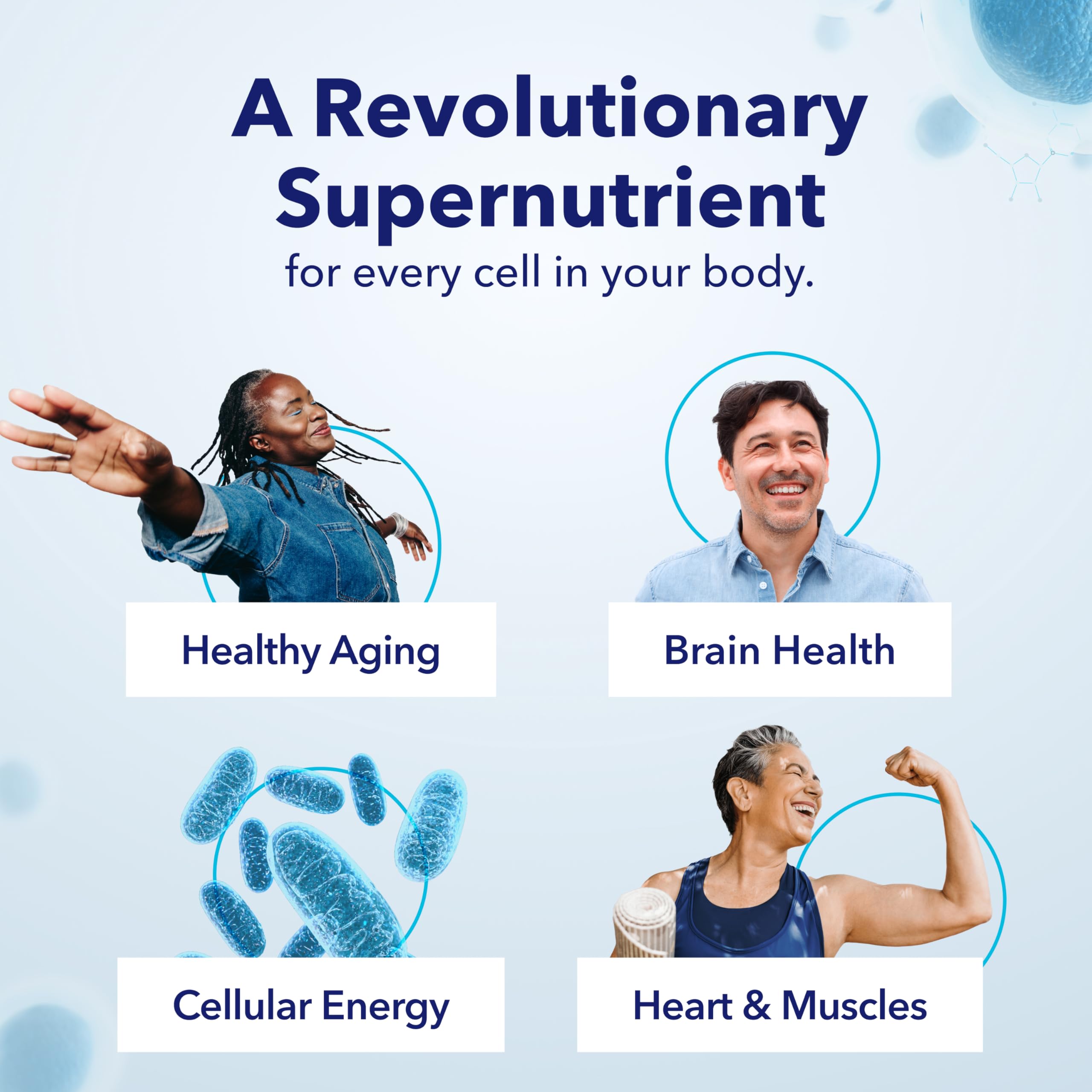 TRU NIAGEN Patented NAD Supplement for Brain Function, Anti Aging & Cell Regeneration, 300mg Niagen, 30 Servings | Supports Cellular Energy, Muscle | Nicotinamide Riboside (NR) Take 1 Daily | 2 Bottle TRU NIAGENUS supplements