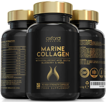 Advanced Marine Collagen Capsules | 1735mg Superfood & Vitamin Boosted Complex for Glowing Hair, Skin & Nails Oxford OrganicsAu supplements