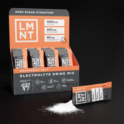 LMNT Zero Sugar Electrolytes - Grapefruit Salt | Drink Mix | 30 Count Drink LMNTUS supplements