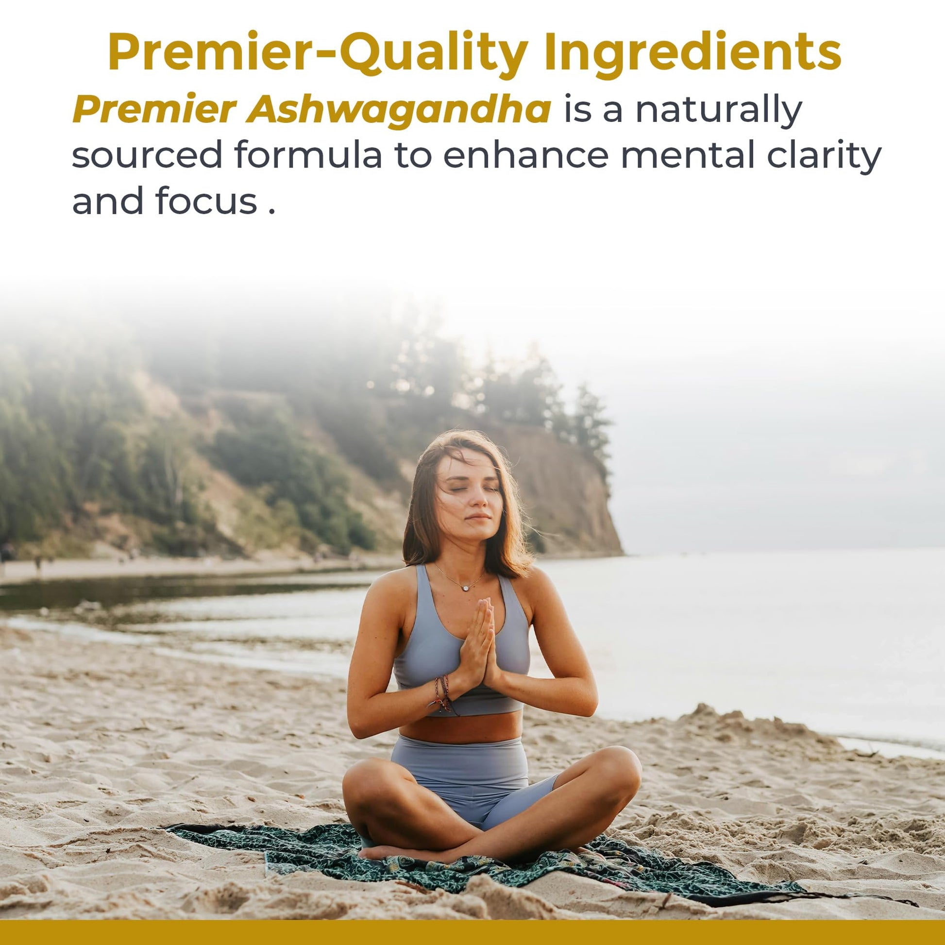 Premier Research Labs Premier Ashwagandha - Pure Supplement for Women & Men with Organic Ashwagandha Root, Herbal Pills for Stress & Sleep Support, Fermented for Absorption - 120 Plant-Based Capsules Premier Research LabsAu supplements