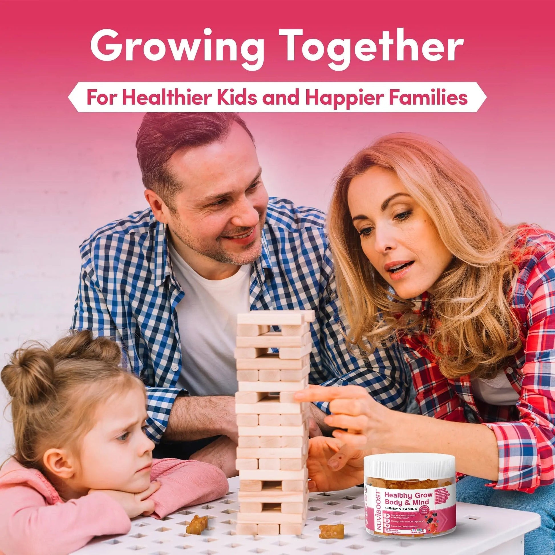 NUVIBOOST Healthy Grow Height Growth Gummies Rich in Calcium, Vitamins C, D3, K2, L-Arginine, Ashwagandha, and Others NUVIBOOSTAu supplements