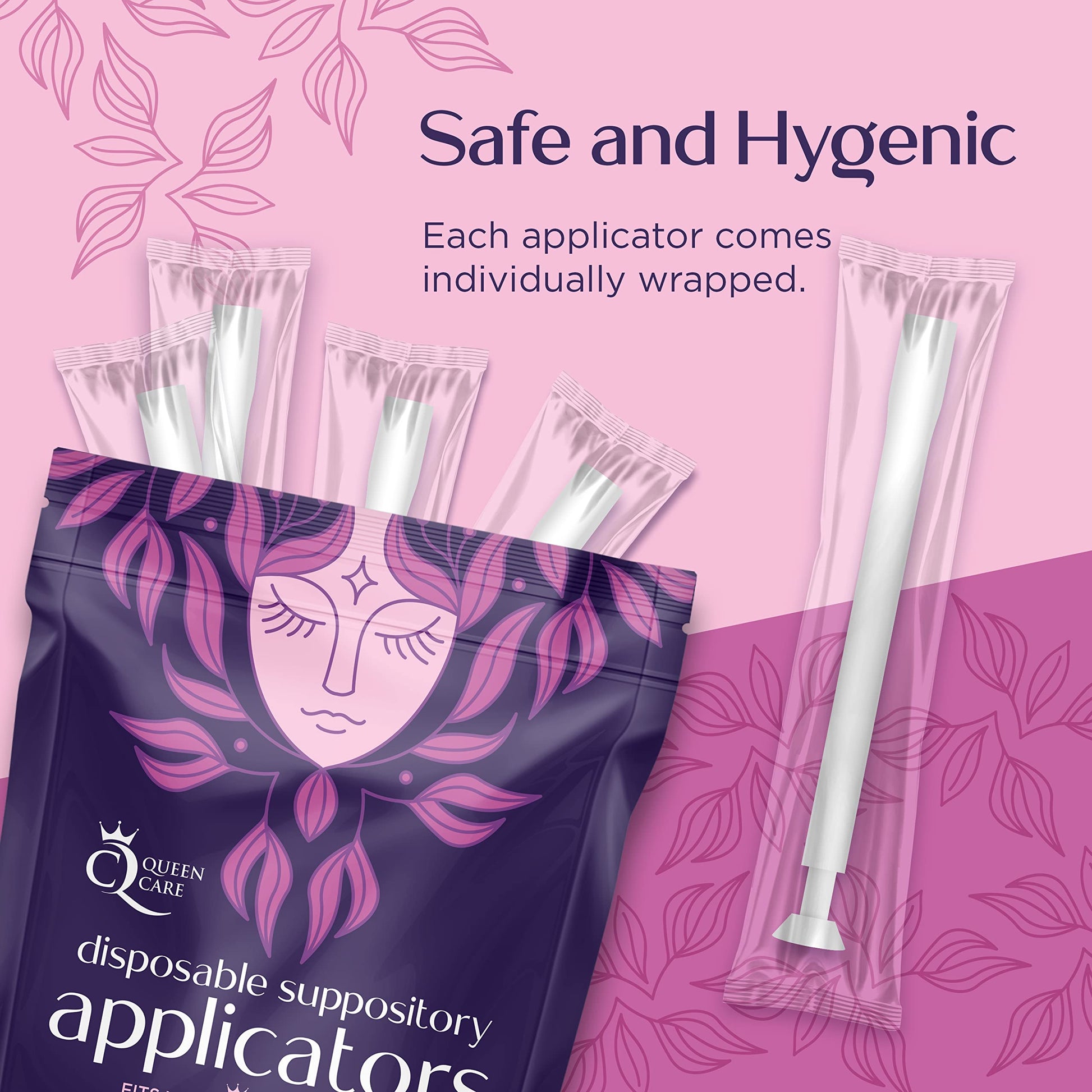Queen Care - Disposable Suppository Applicator, Boric Acid Applicator, Feminine Care Suppository Applicator Queen CareAu supplements