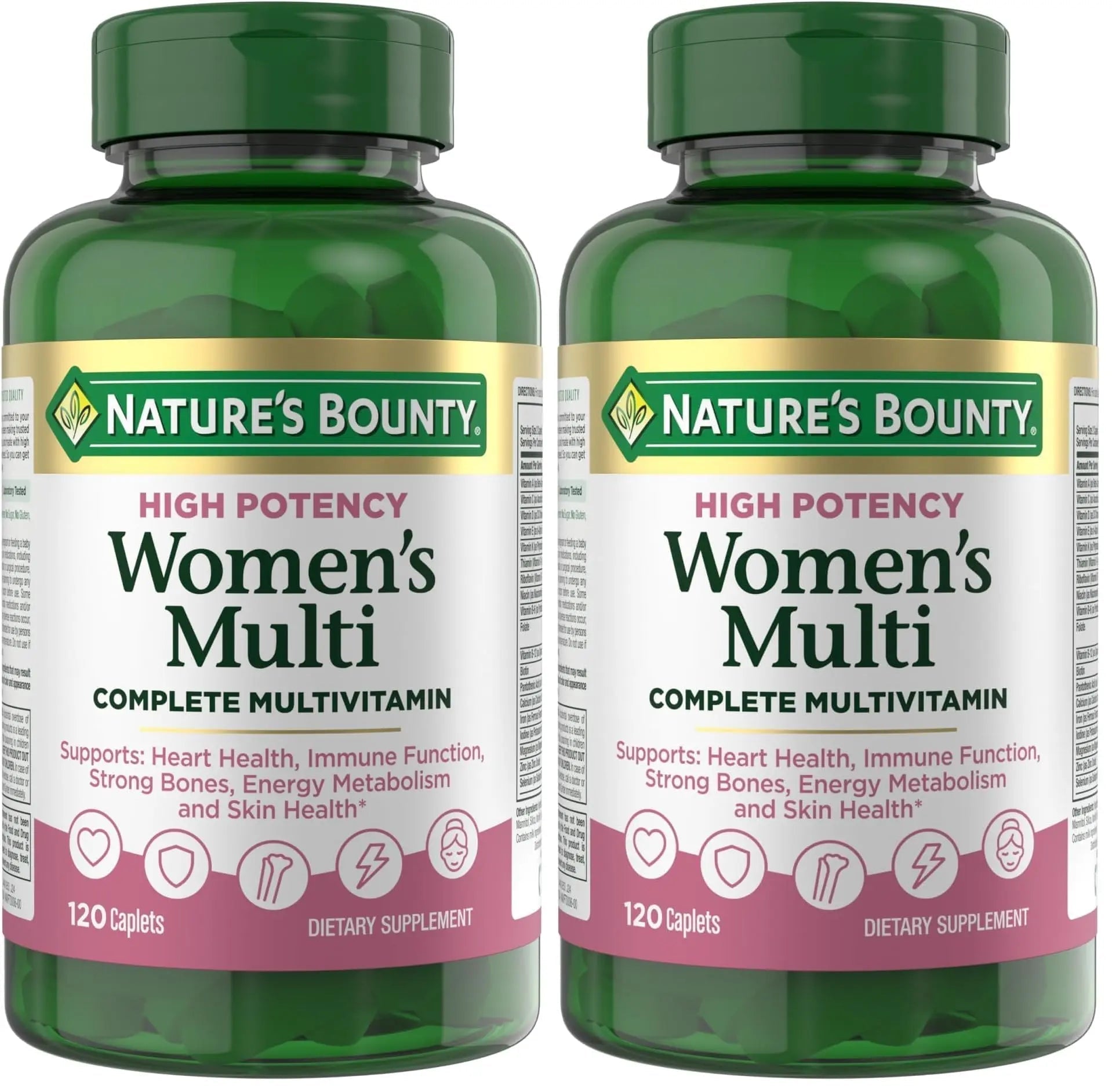 Nature's Bounty High Potency Women’s Complete Multivitamin, Daily Vitamin with Vitamin C, Supports Heart Health & Immune Function Nature's BountyAu supplements